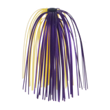 Fishing Tackle: Dekoi Jigging Skirts, Purple/Gold