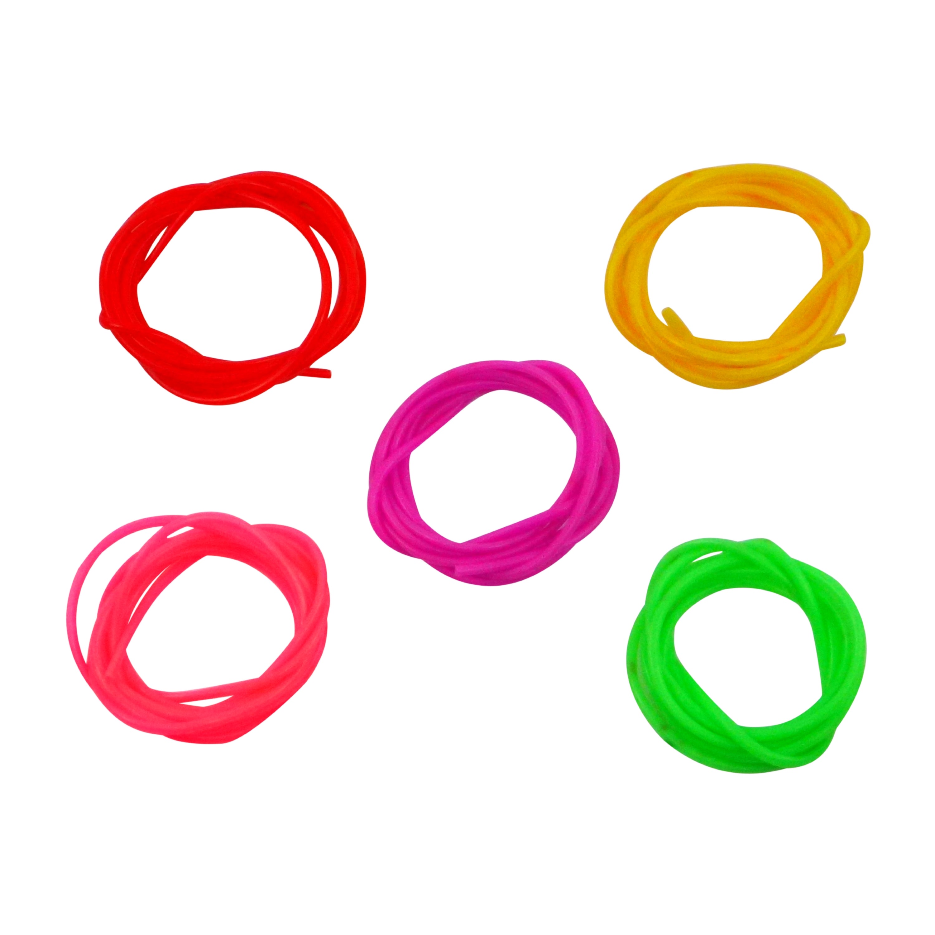 Fishing Tackle: Swimerz Tubes, Red, 1.0mm, 80cm