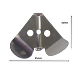 Fishing Tackle: Artizan Delta Buzz Blades, Aluminium, 28 mm shaft, 5 pack
