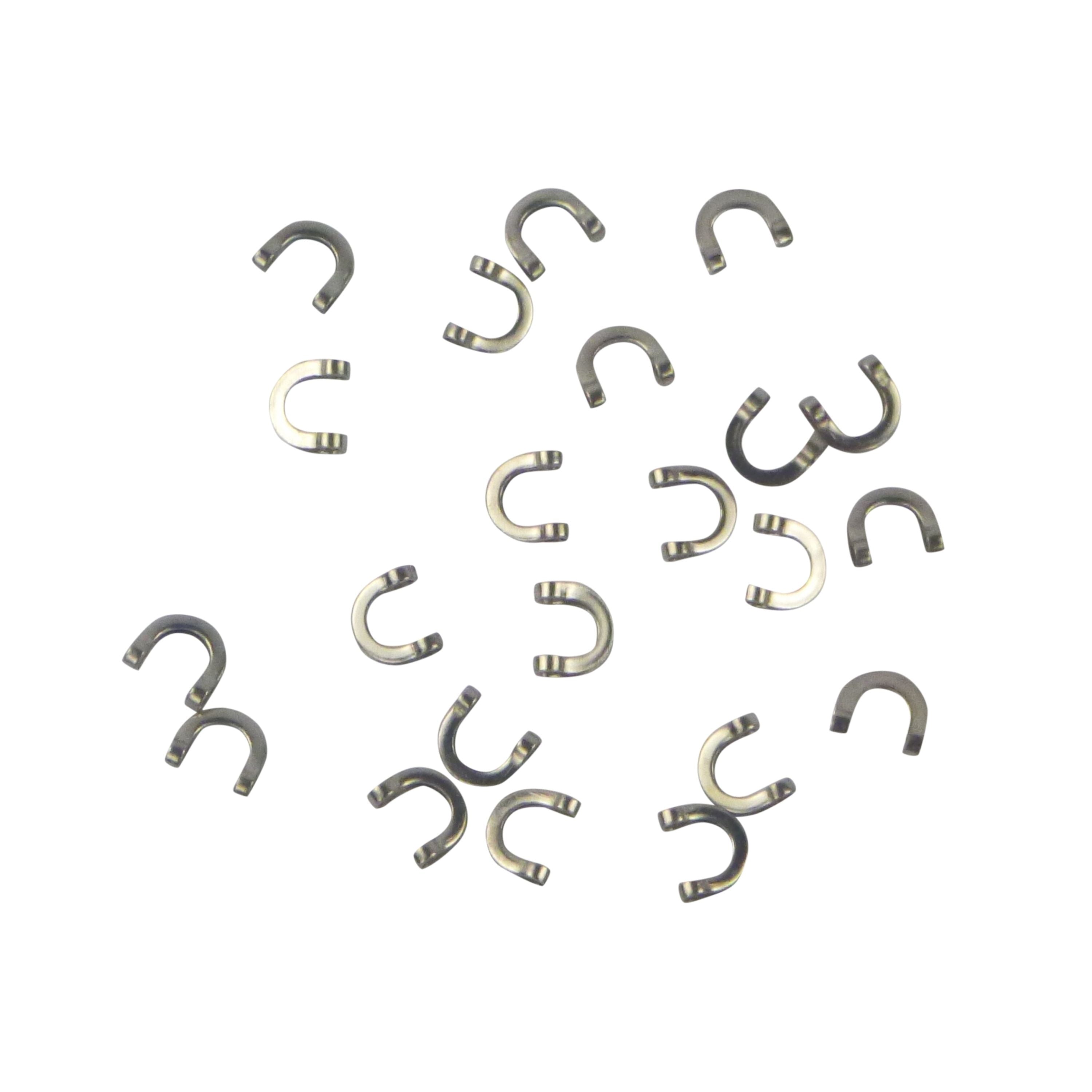Fishing Tackle: Artizan Clevis, Folded Brass, Large, 20 pack