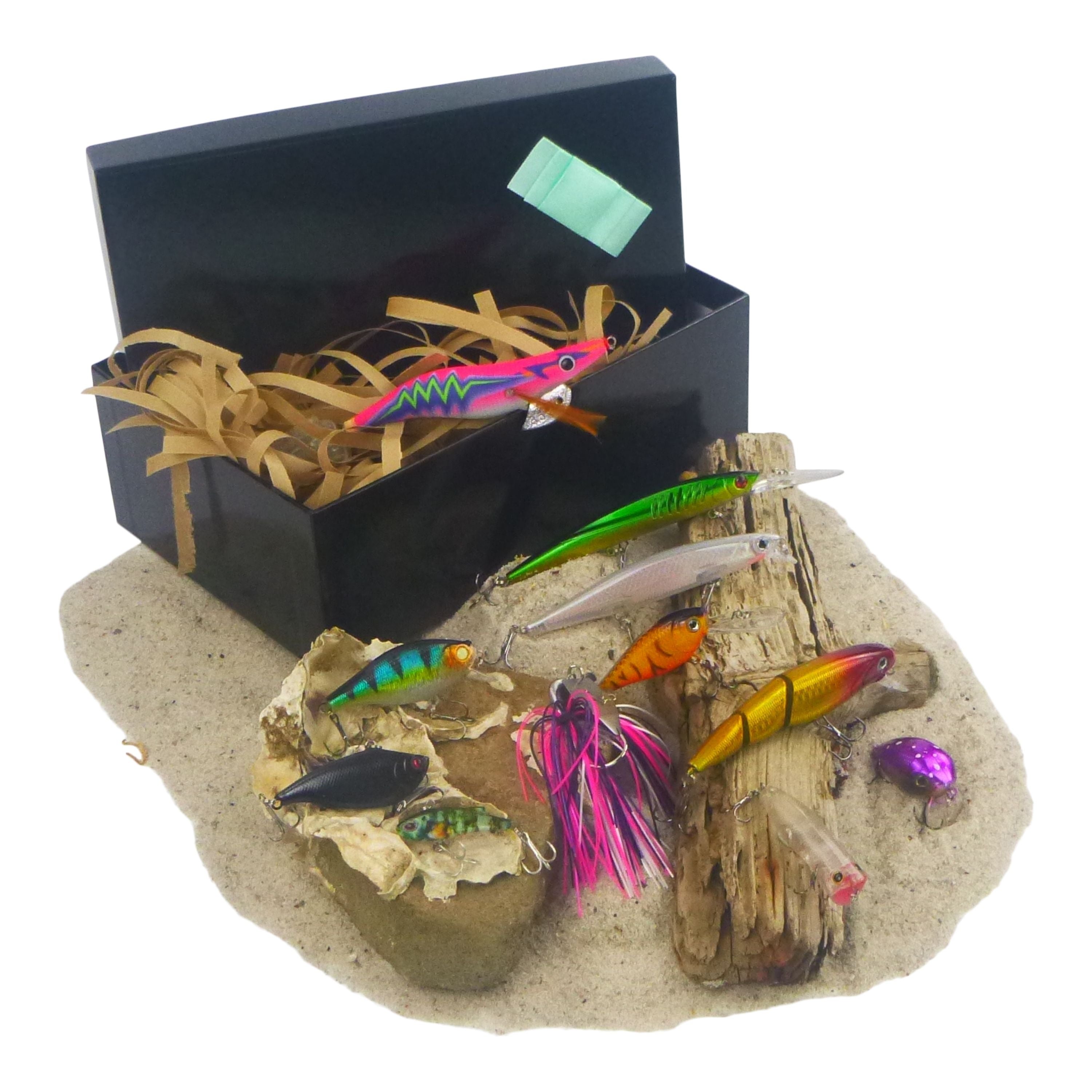 Fishing Tackle: Big Black Box of Lures