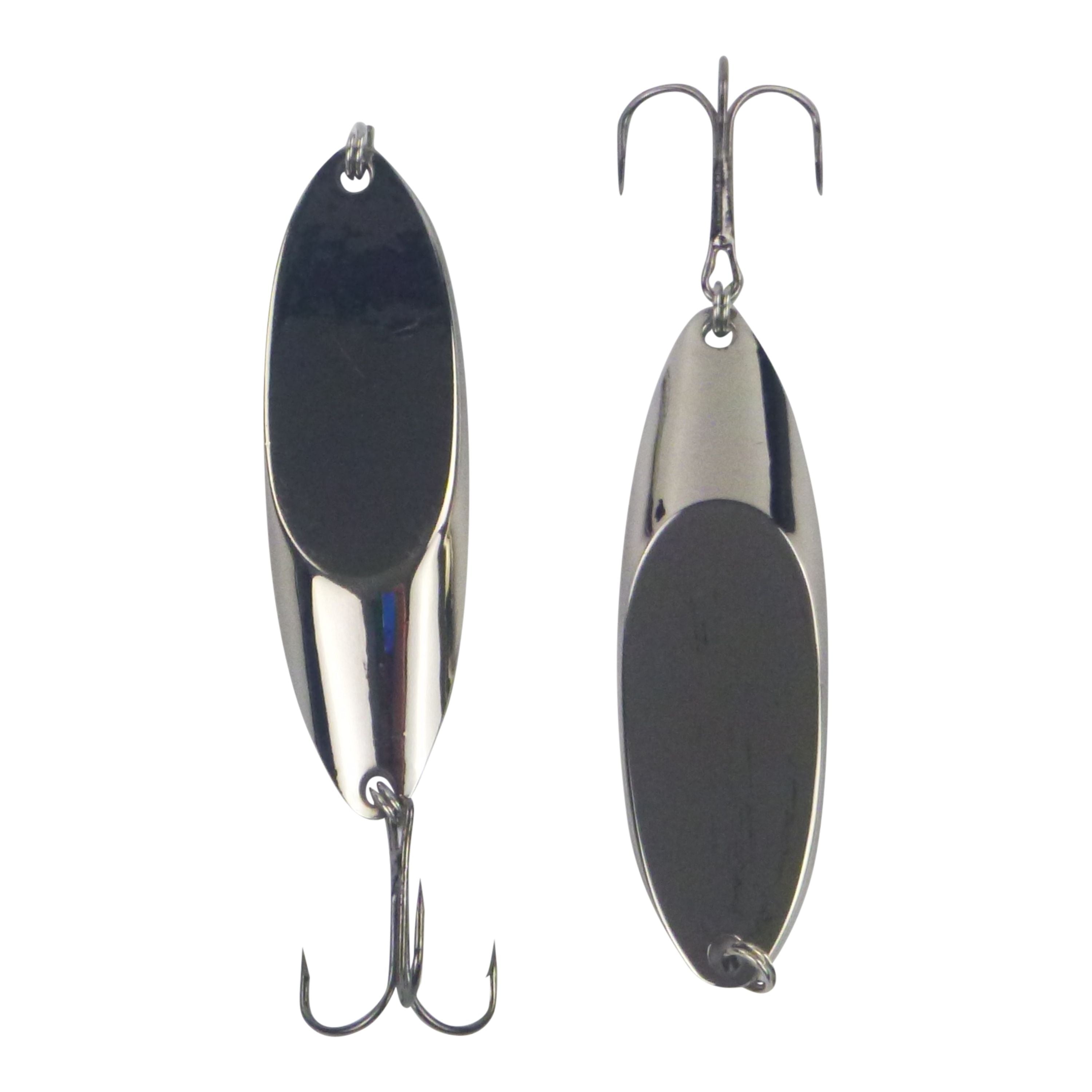 Fishing Tackle: Finesse Chrome Kaster Jig, 40 Grams. Pack of 2 Jigs.