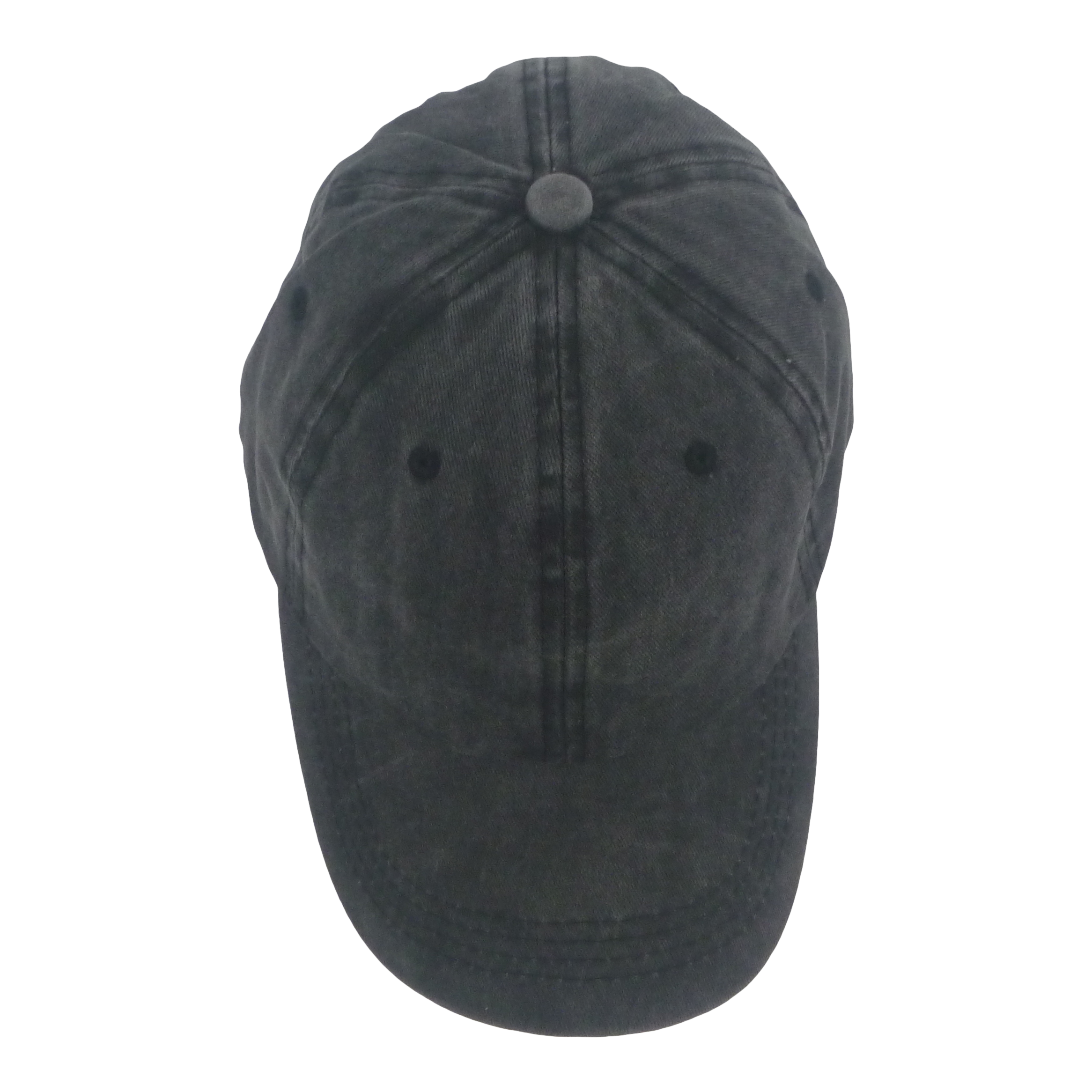 Fishing Tackle: BSTC 6-Panel Baseball Cap, Distressed Cotton, Charcoal