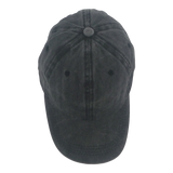 Fishing Tackle: BSTC 6-Panel Baseball Cap, Distressed Cotton, Charcoal
