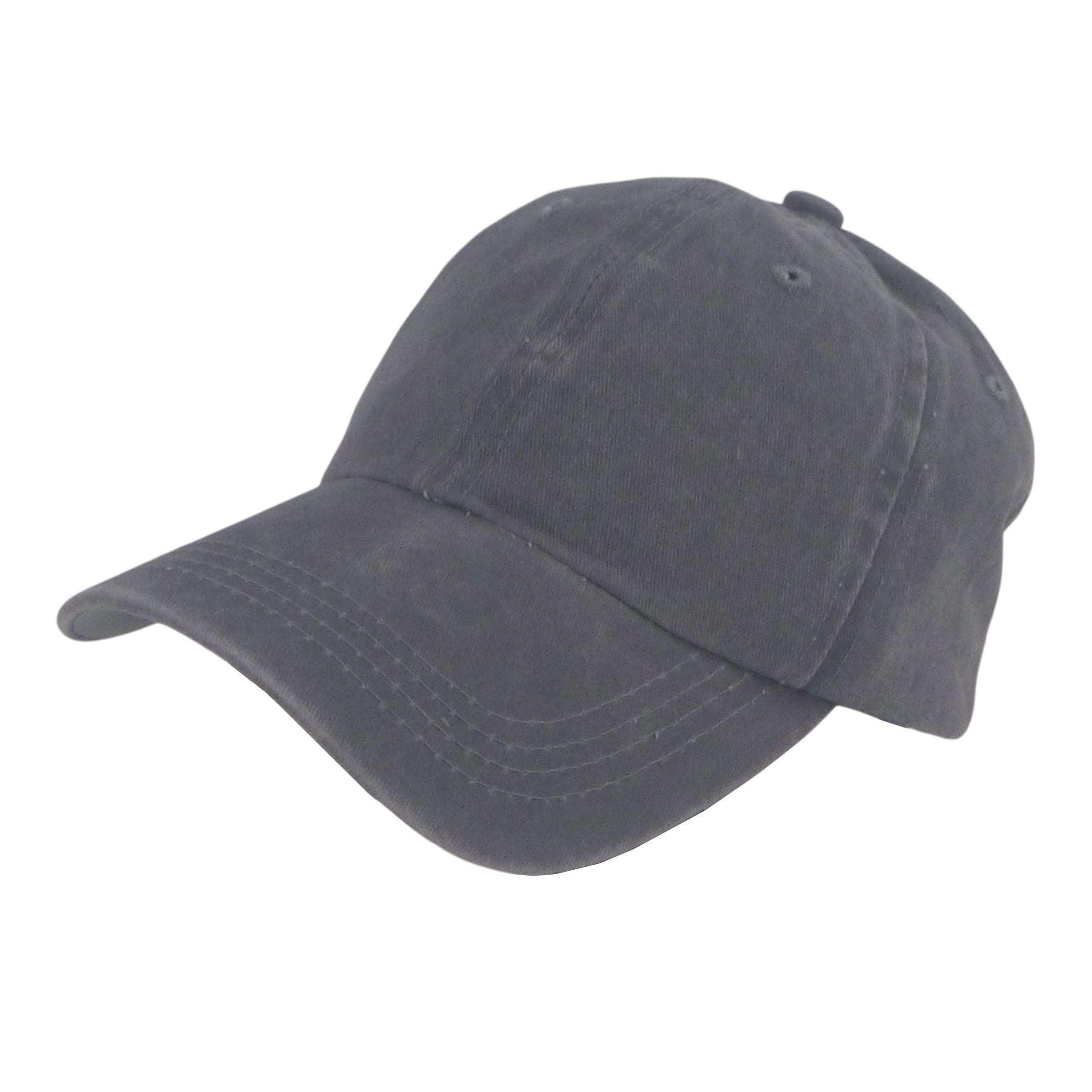 Fishing Tackle: BSTC 6-Panel Baseball Cap, Distressed Cotton, Grey