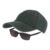 Fishing Tackle: BSTC 6-Panel Baseball Cap, Distressed Cotton, Green