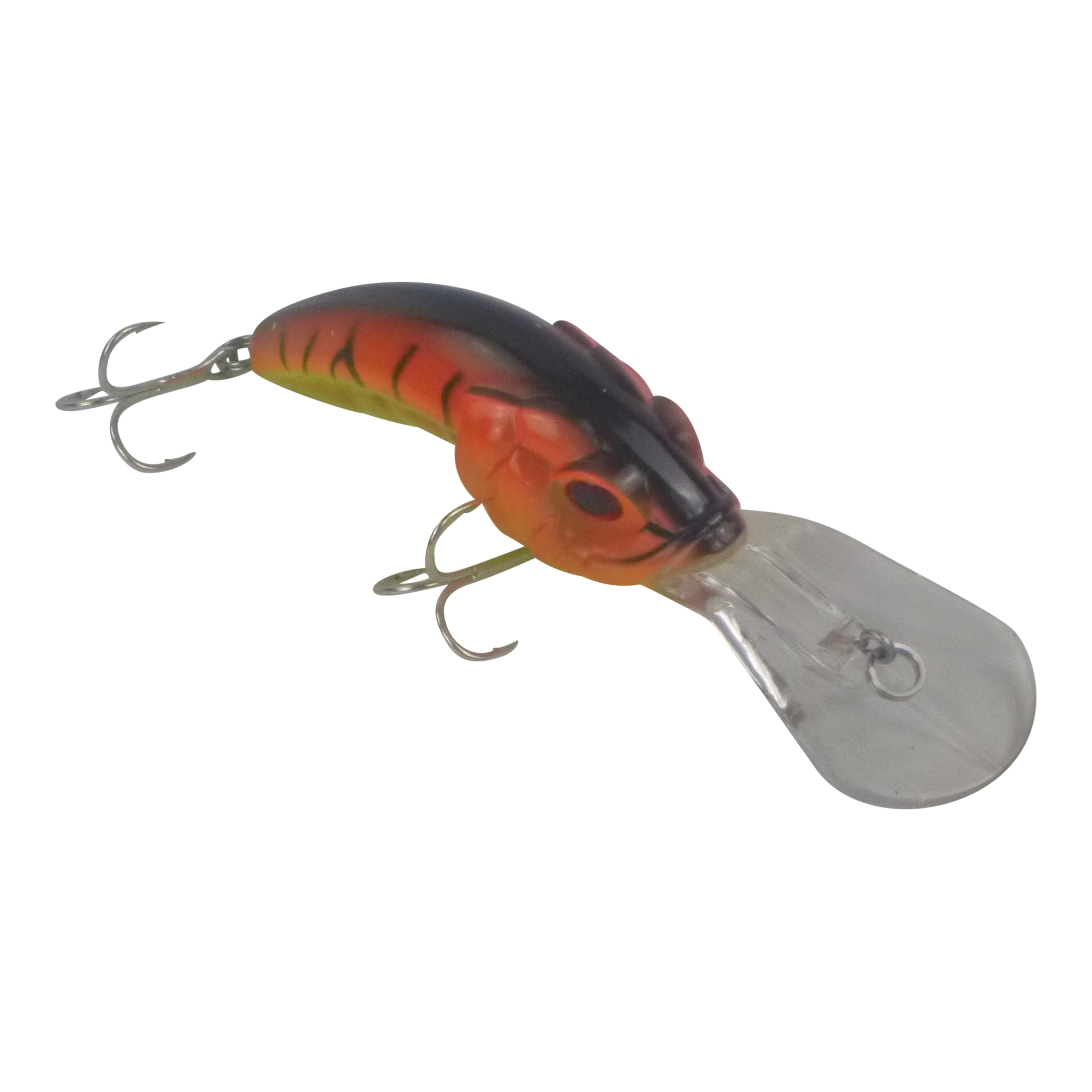 Fishing Tackle: Finesse Leapfrog Deep Diver, 100mm, Orange Fire