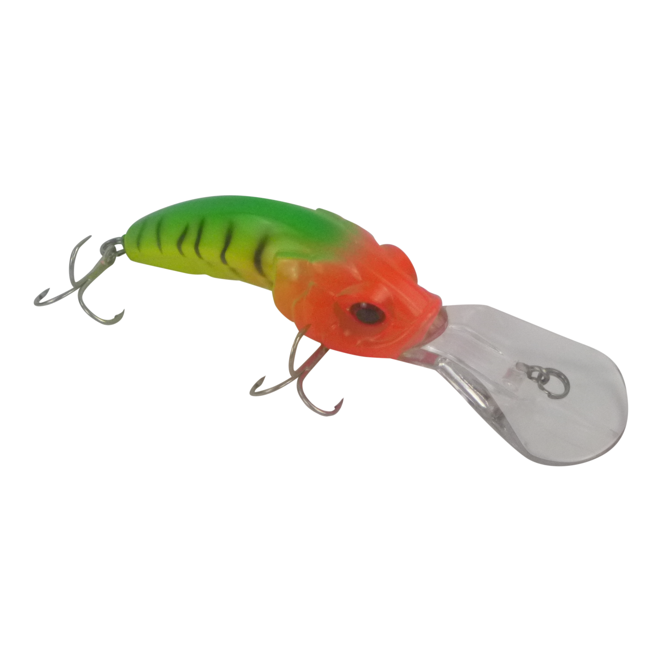 Fishing Tackle: Finesse Leapfrog Deep Diver, 100mm, Hi Vis