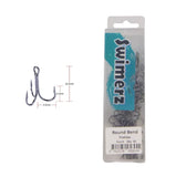 Fishing Tackle: Swimerz Round Bend Trebles Size 6, 50 pack