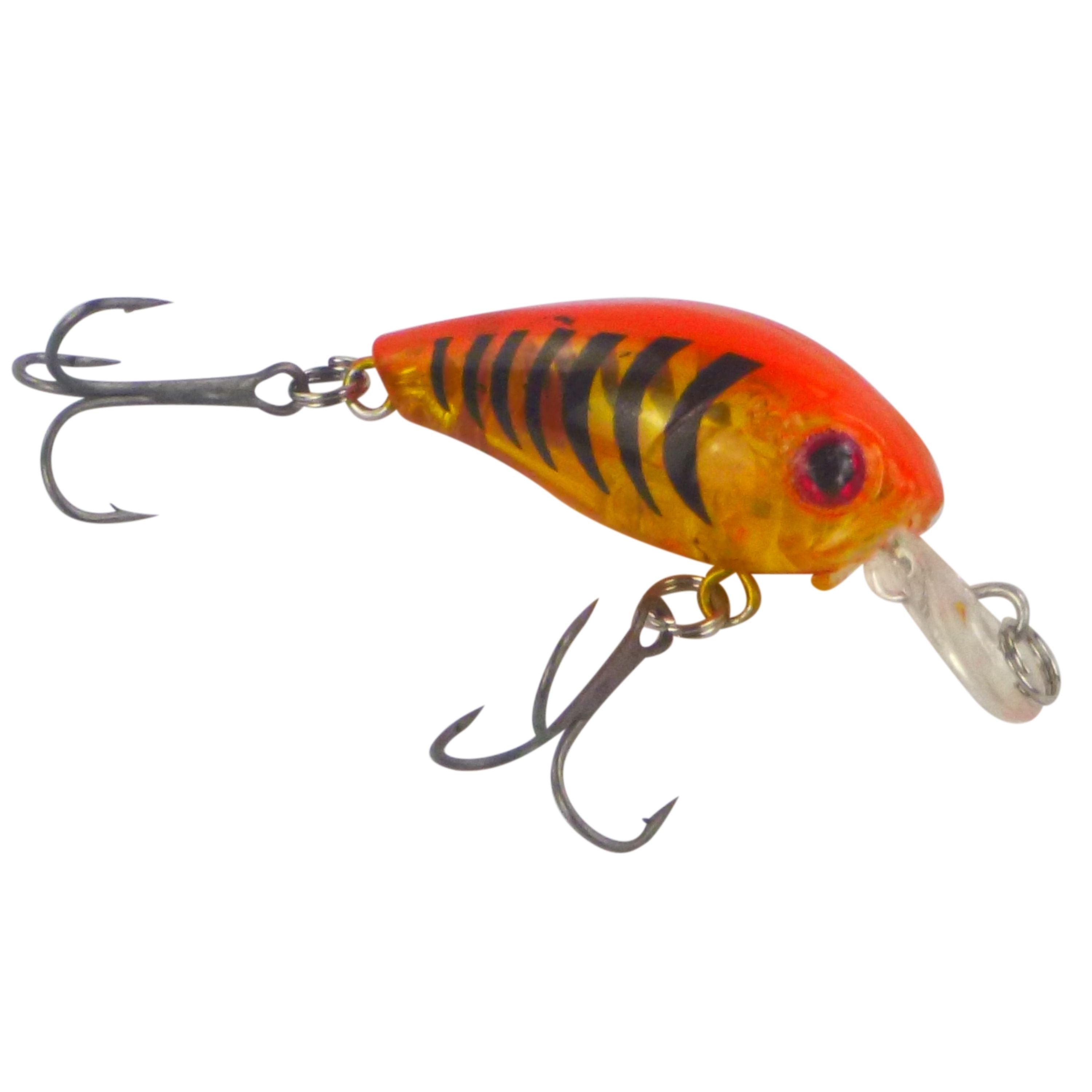 Fishing Tackle: Finesse Chisana Crankbait, Tiger Stripe, 45mm