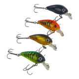 Fishing Tackle: Finesse Chisana Crankbait, Green Bandit, 45mm