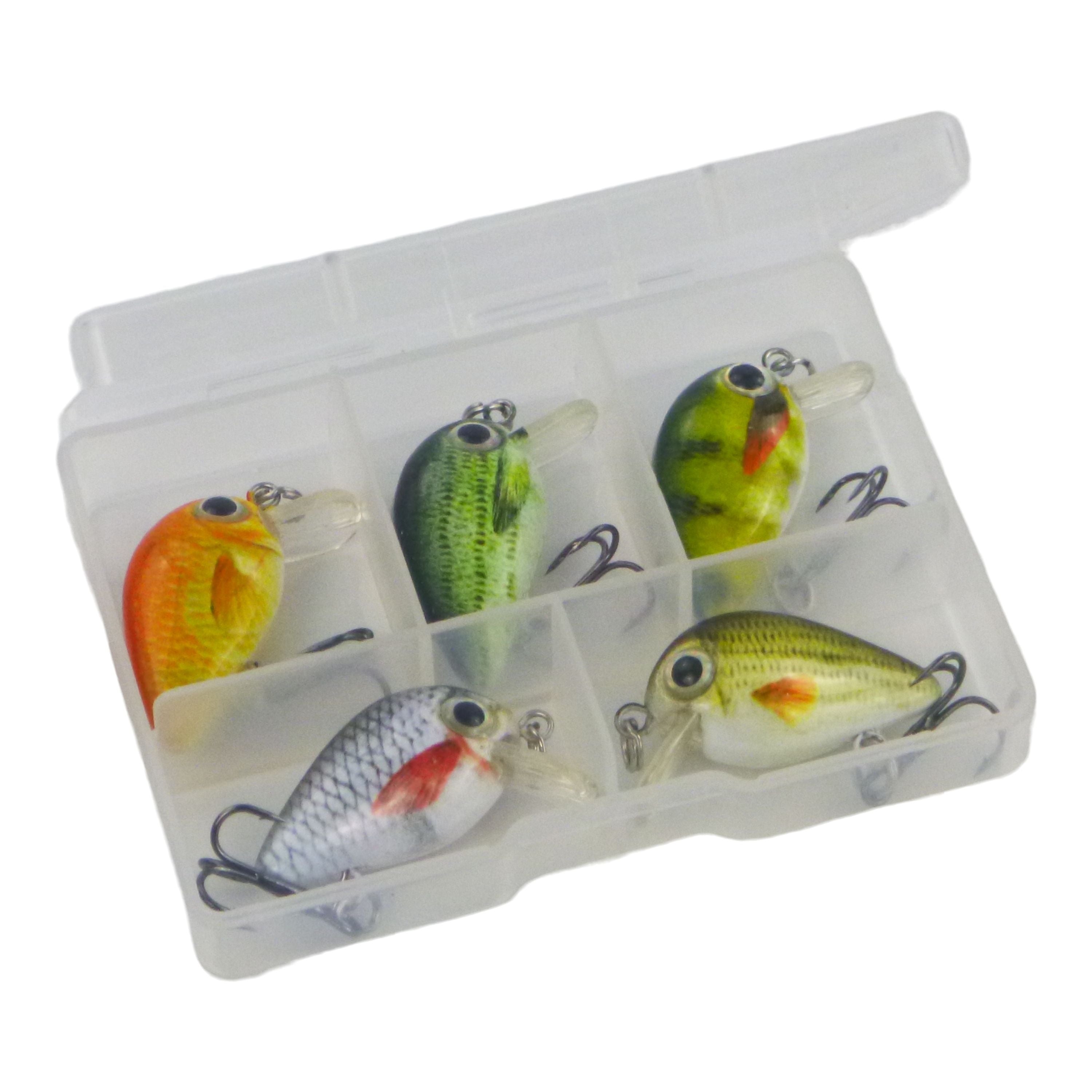 Fishing Tackle: Finesse Tadpoles Diving Crankbait, 30mm, 5 Pack