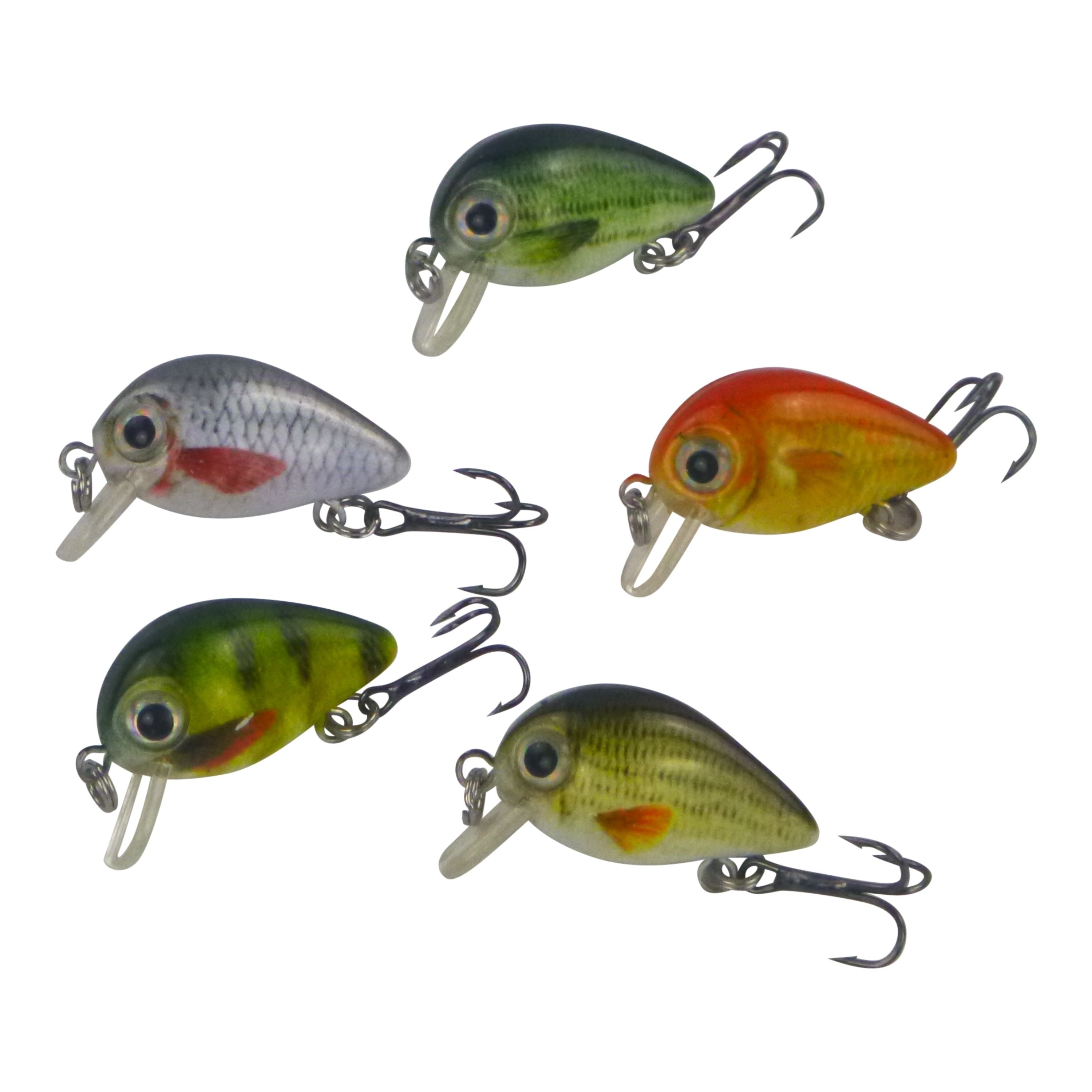 Fishing Tackle: Finesse Tadpoles Diving Crankbait, 30mm, 5 Pack