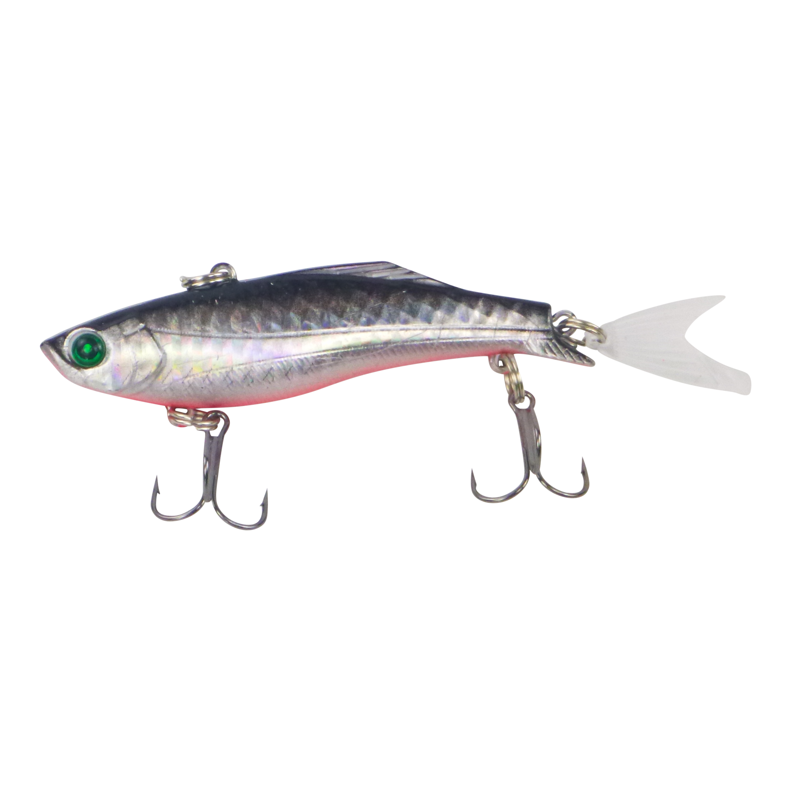 Fishing Tackle: Finesse Deep Water Vibes 80mm Silver Flash