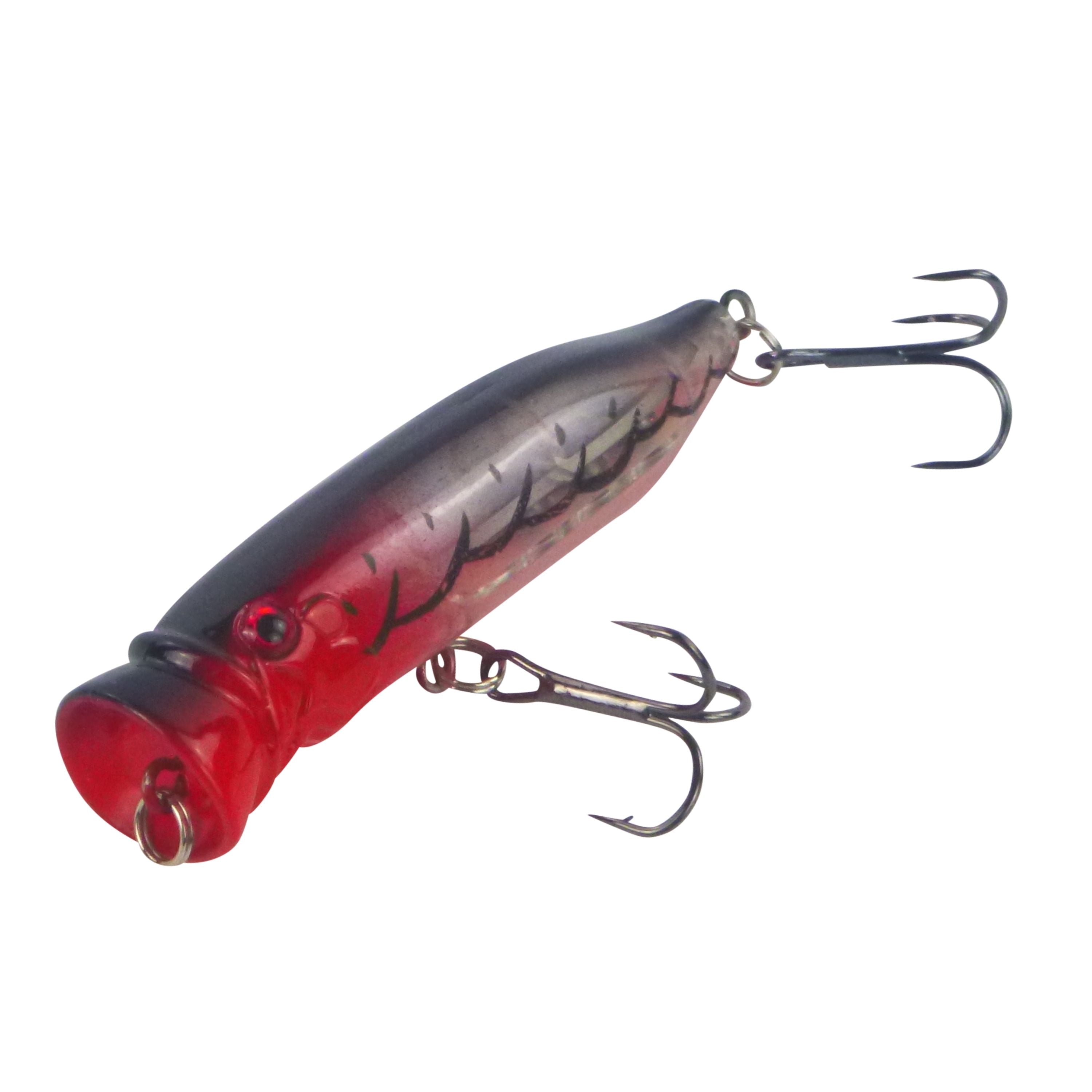 Fishing Tackle: Toppu Mizzu P72 Popper, Red Crown, 72mm