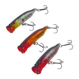 Fishing Tackle: Toppu Mizzu P72 Popper, Red Crown, 72mm
