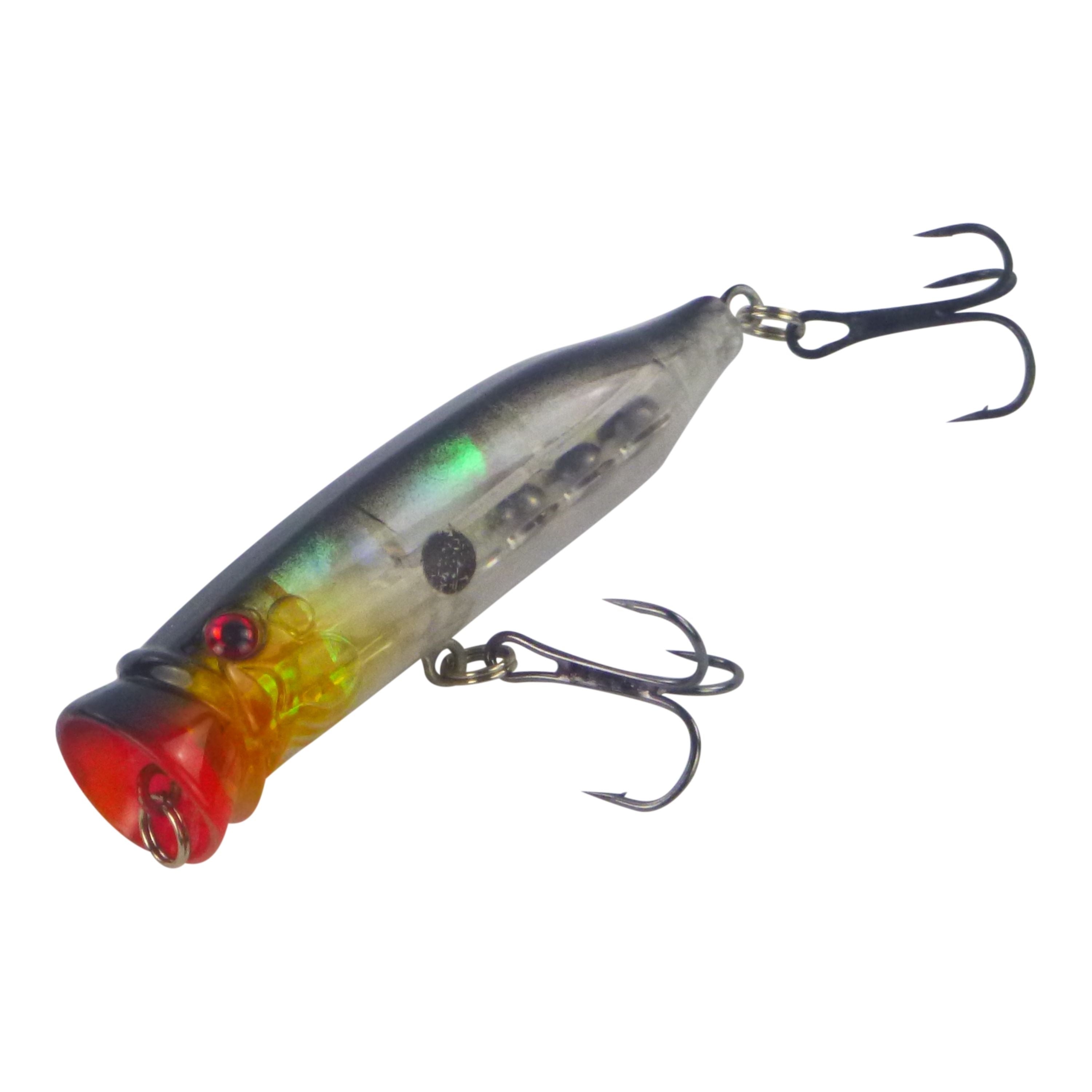 Fishing Tackle: Toppu Mizzu P72 Popper, Bleeding Mullet, 72mm