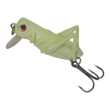 Fishing Tackle: Toppu Mizzu Grasshopper, 40mm, Lumo White