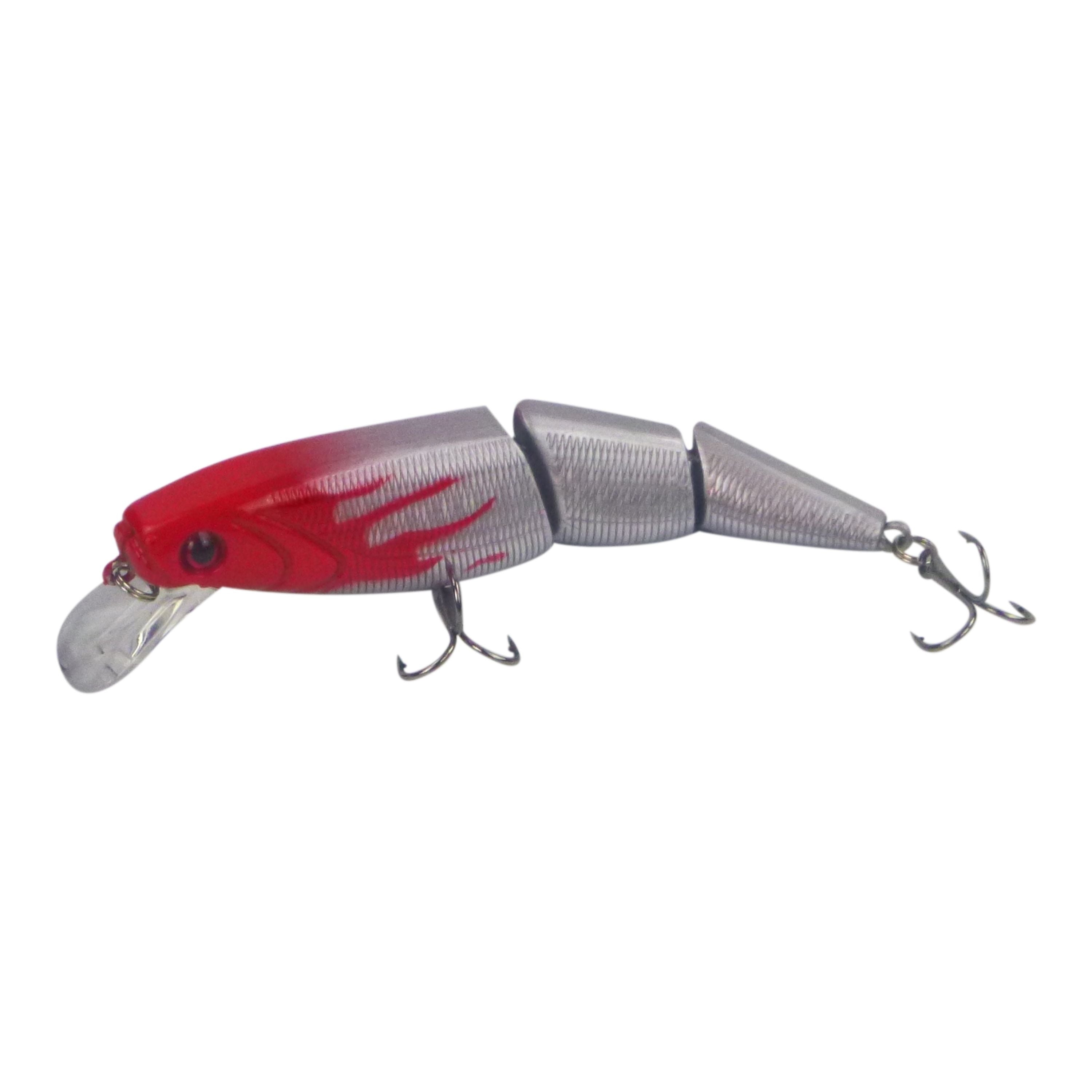 Fishing Tackle: Finesse MK50 Swimbait, 105mm, Silver Red