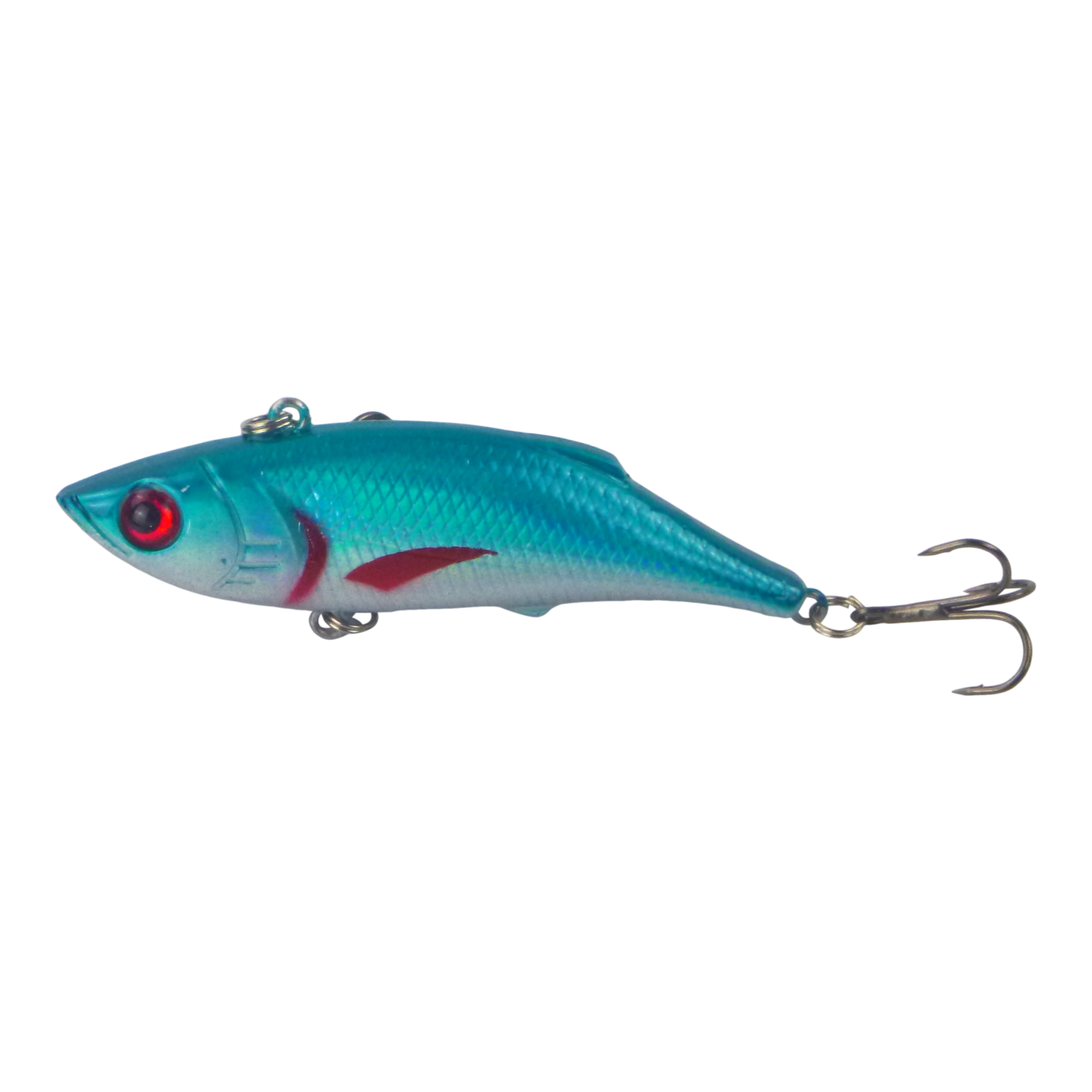 Fishing Tackle: Finesse MK54 Big Vibe, 80mm, Silver Blue