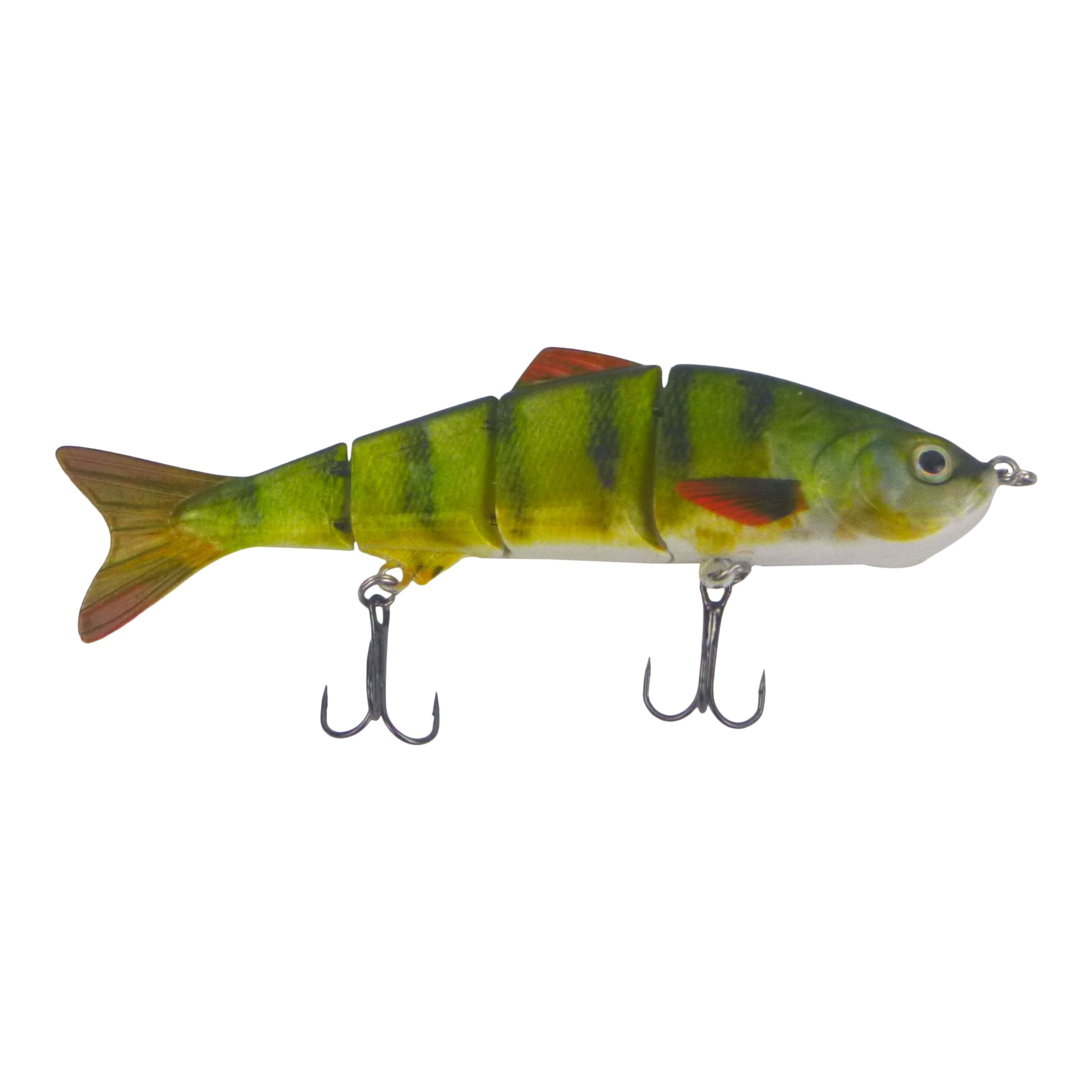 Fishing Tackle: Finesse Naturals 4 Segment Swimbait, 110mm, Redfin