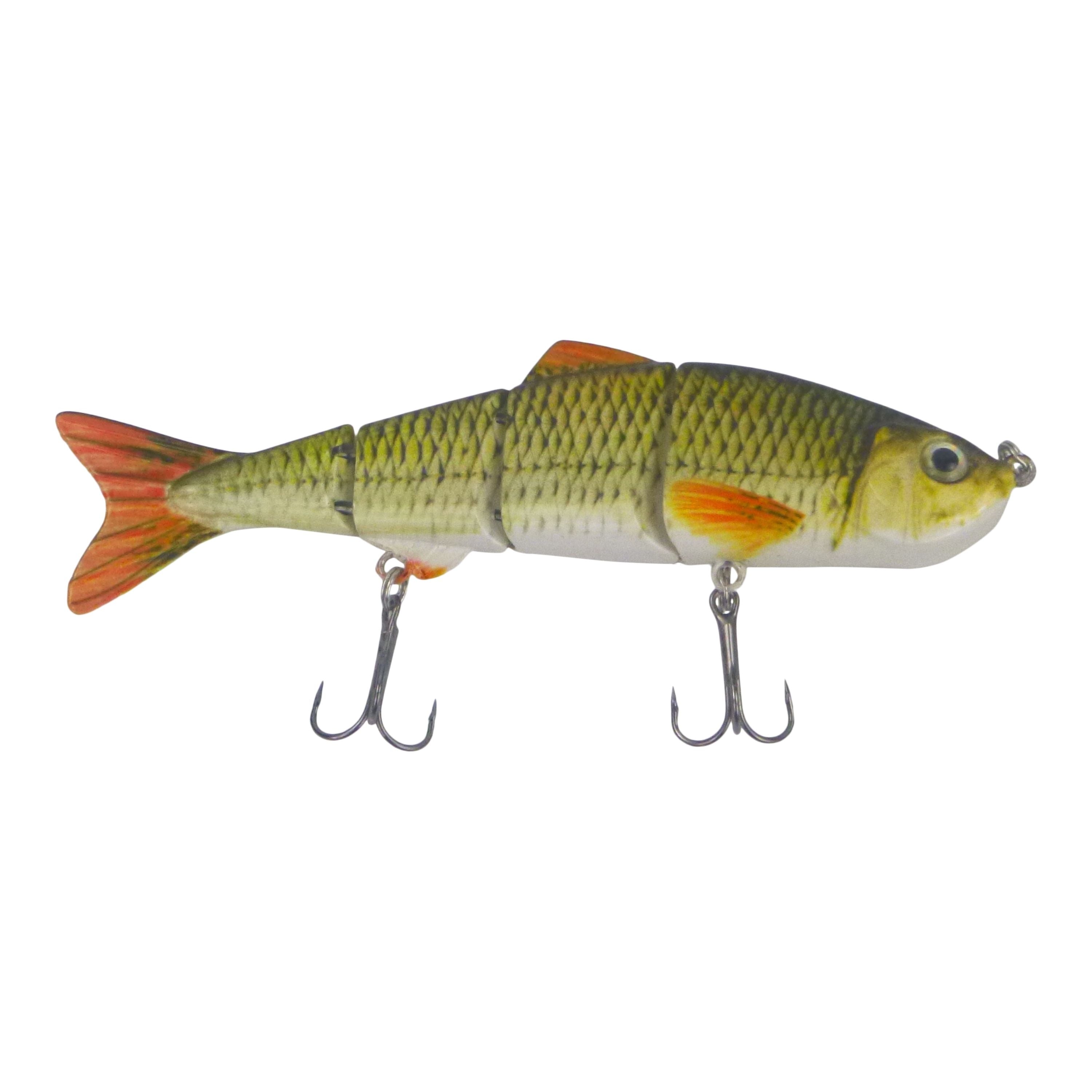 Fishing Tackle: Finesse Naturals 4 Segment Swimbait, 110mm, Carp