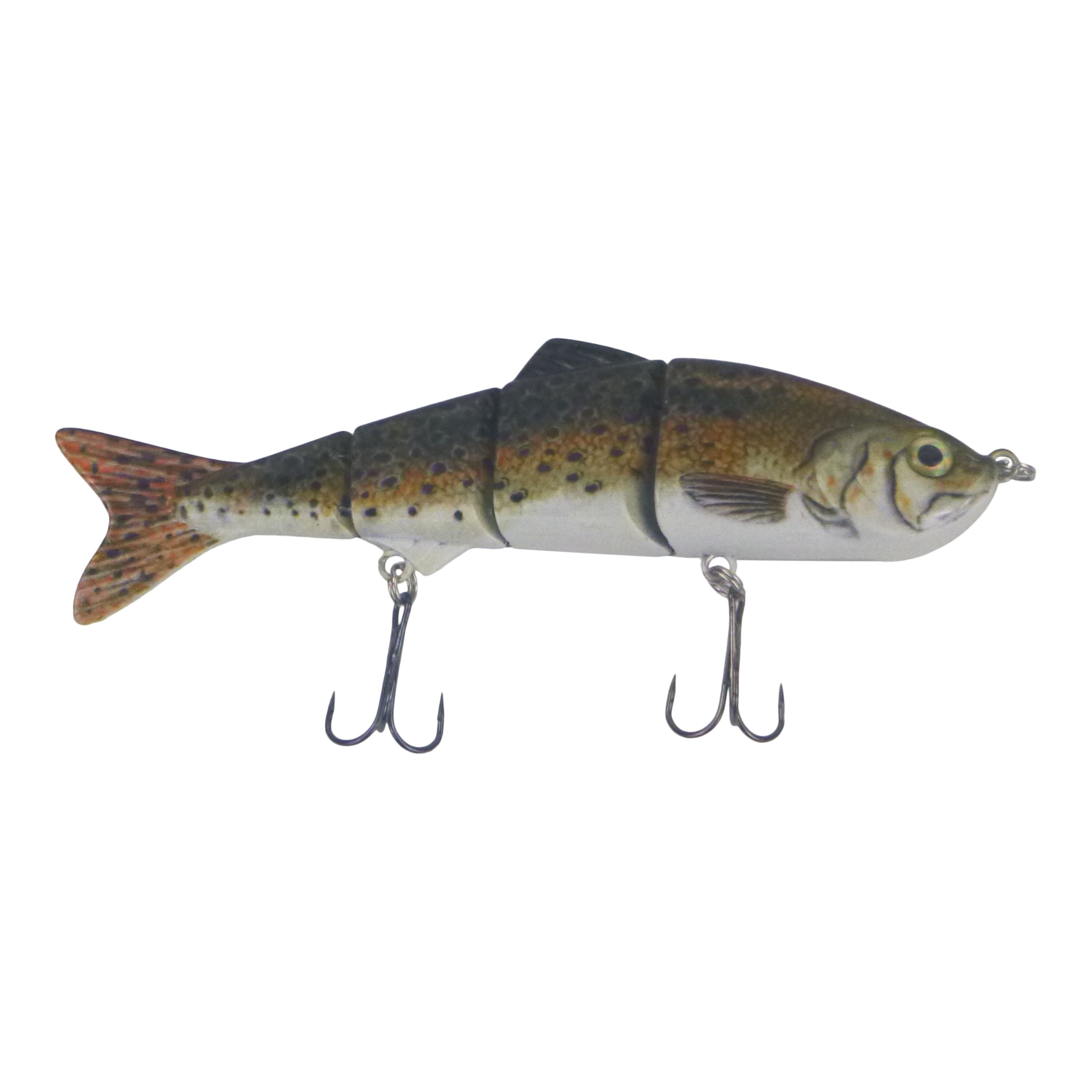 Fishing Tackle: Finesse Naturals 4 Segment Swimbait, 110mm, Perch