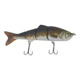 Fishing Tackle: Finesse Naturals 4 Segment Swimbait, 110mm, Perch