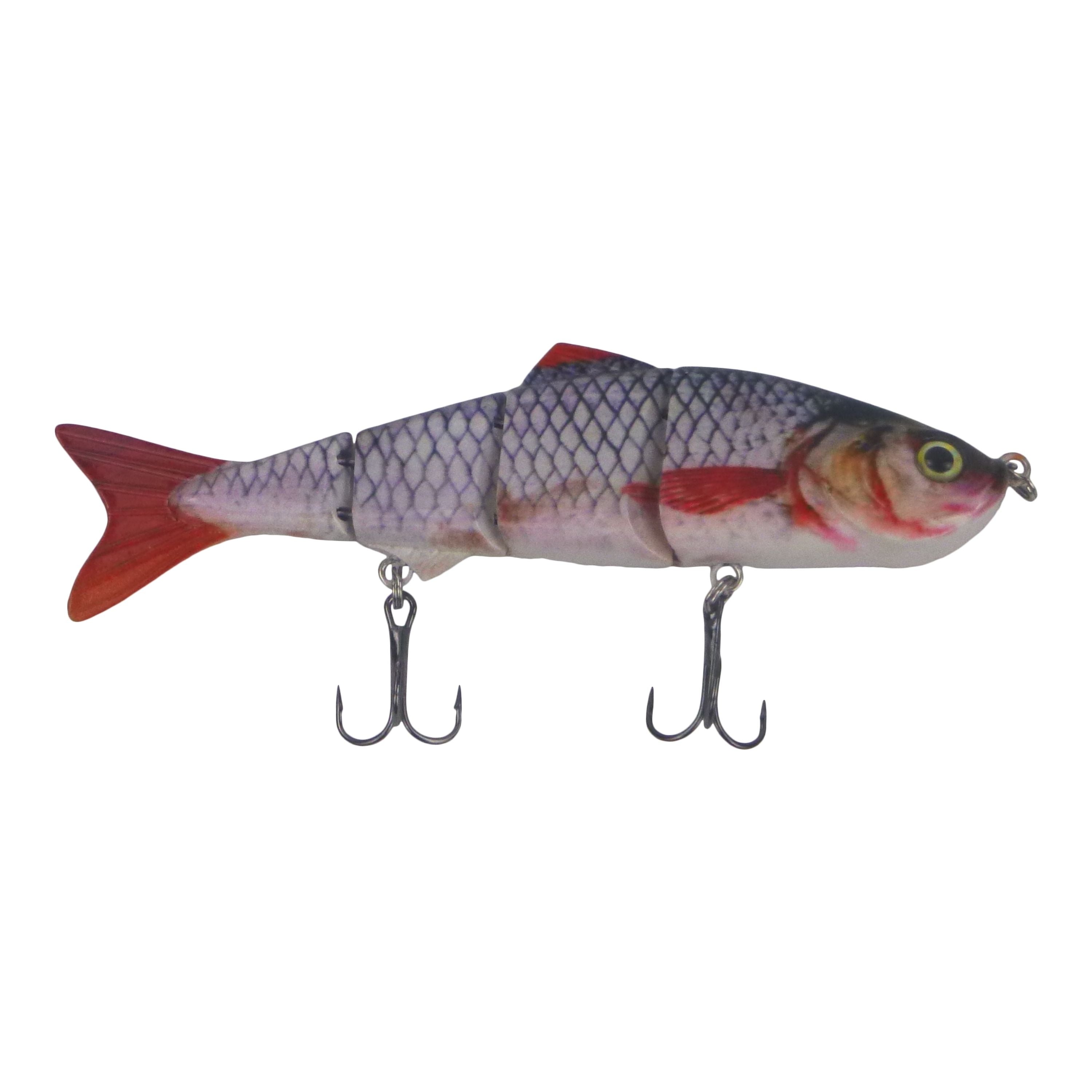 Fishing Tackle: Finesse Naturals 4 Segment Swimbait, 110mm, Mullet