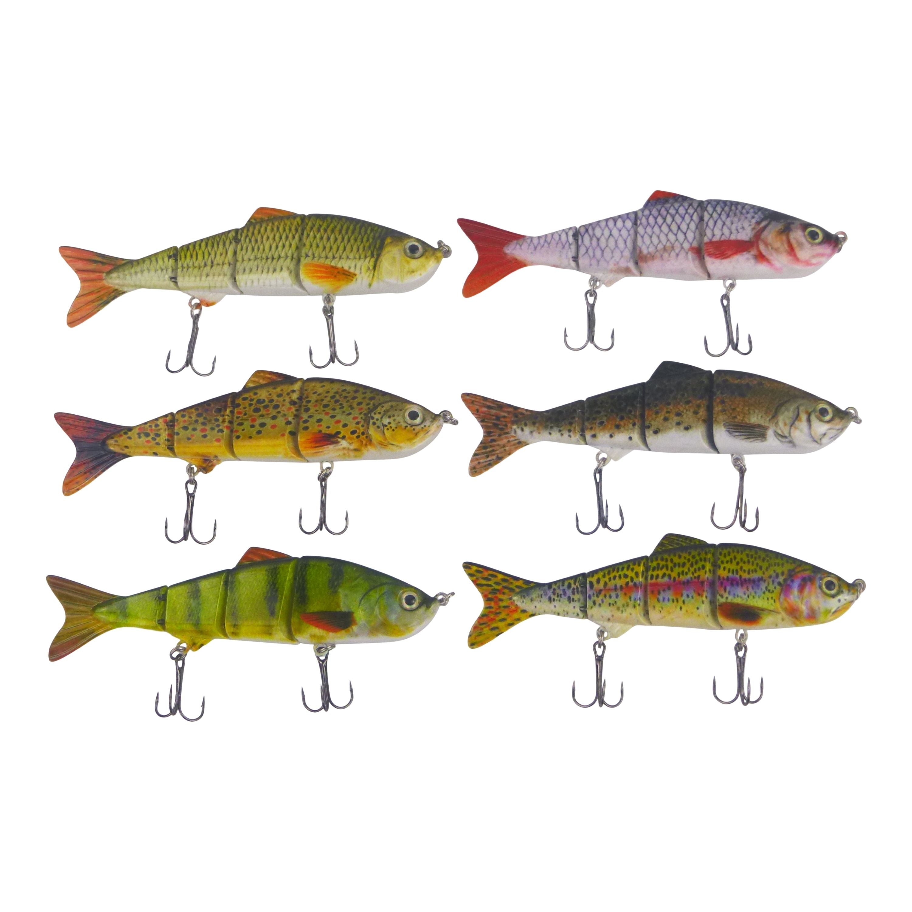 Fishing Tackle: Finesse Naturals 4 Segment Swimbait, 110mm, Mullet