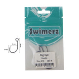 Fishing Tackle: Swimerz Big Eye Inline Lure Hooks, Size 2/0, 8 Pack