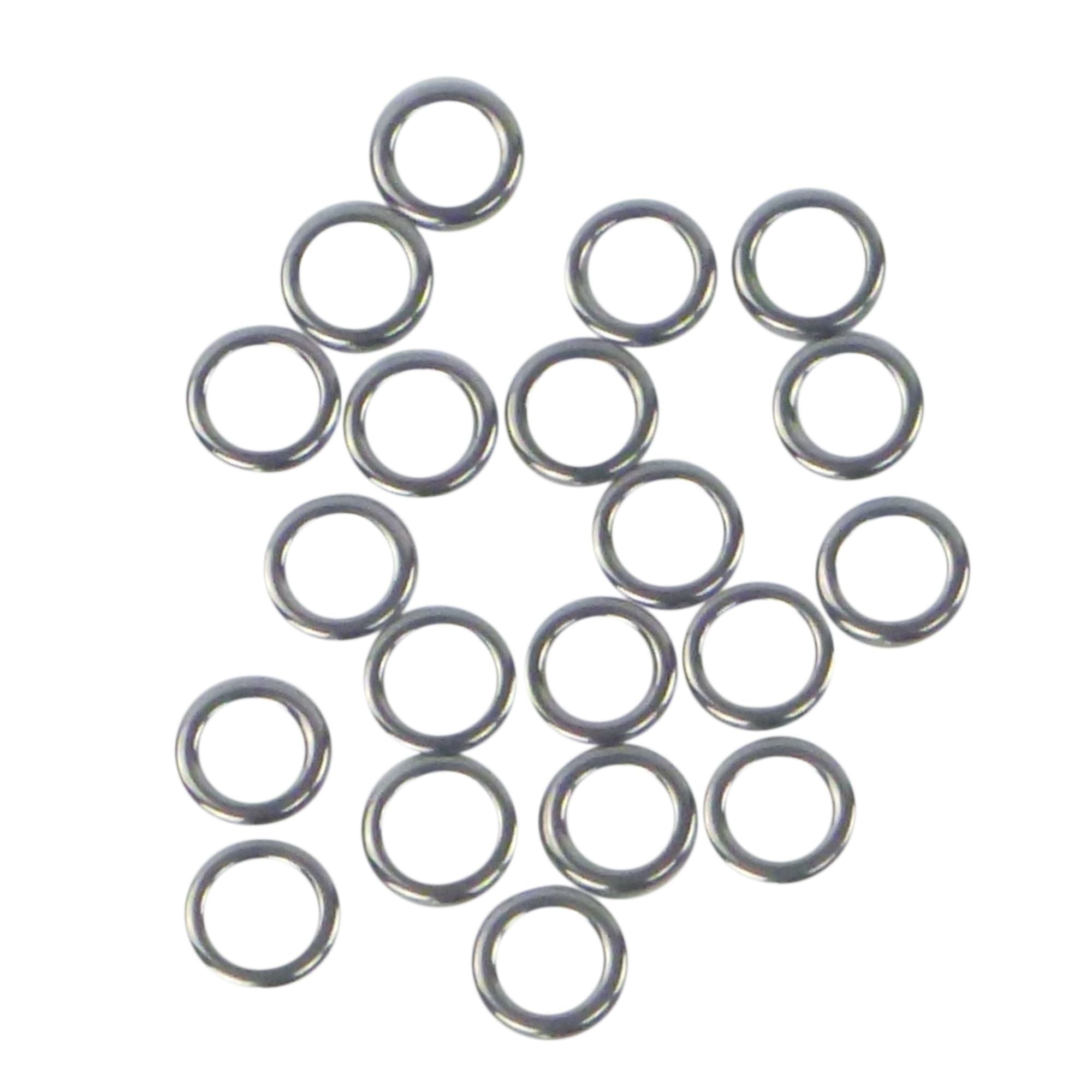Fishing Tackle: Swimerz Solid Jigging Rings, 11mm, 20 pack