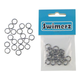 Fishing Tackle: Swimerz Solid Jigging Rings, 11mm, 20 pack