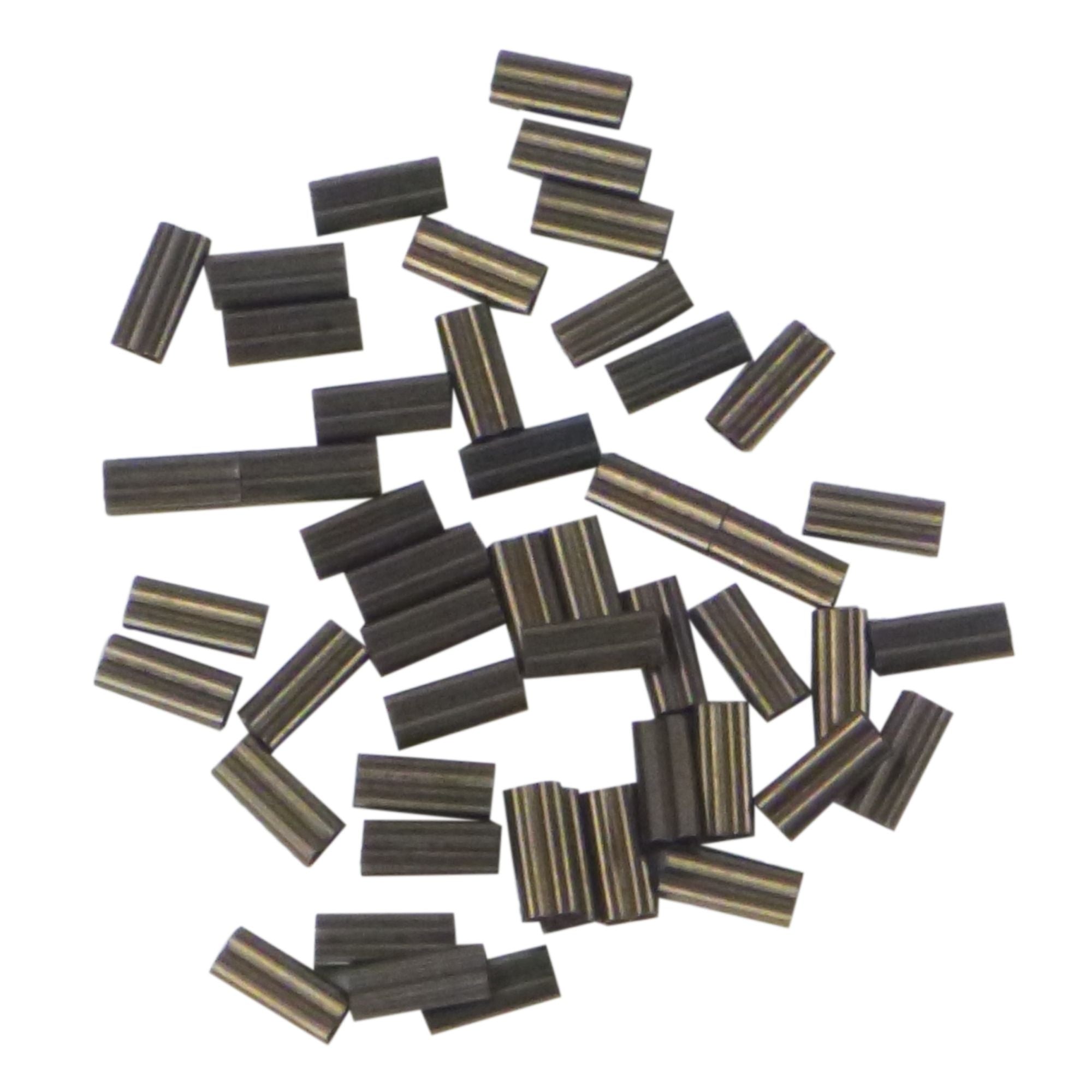 Fishing Tackle: Swimerz 1.6mm Copper Double Crimp, 50 pack