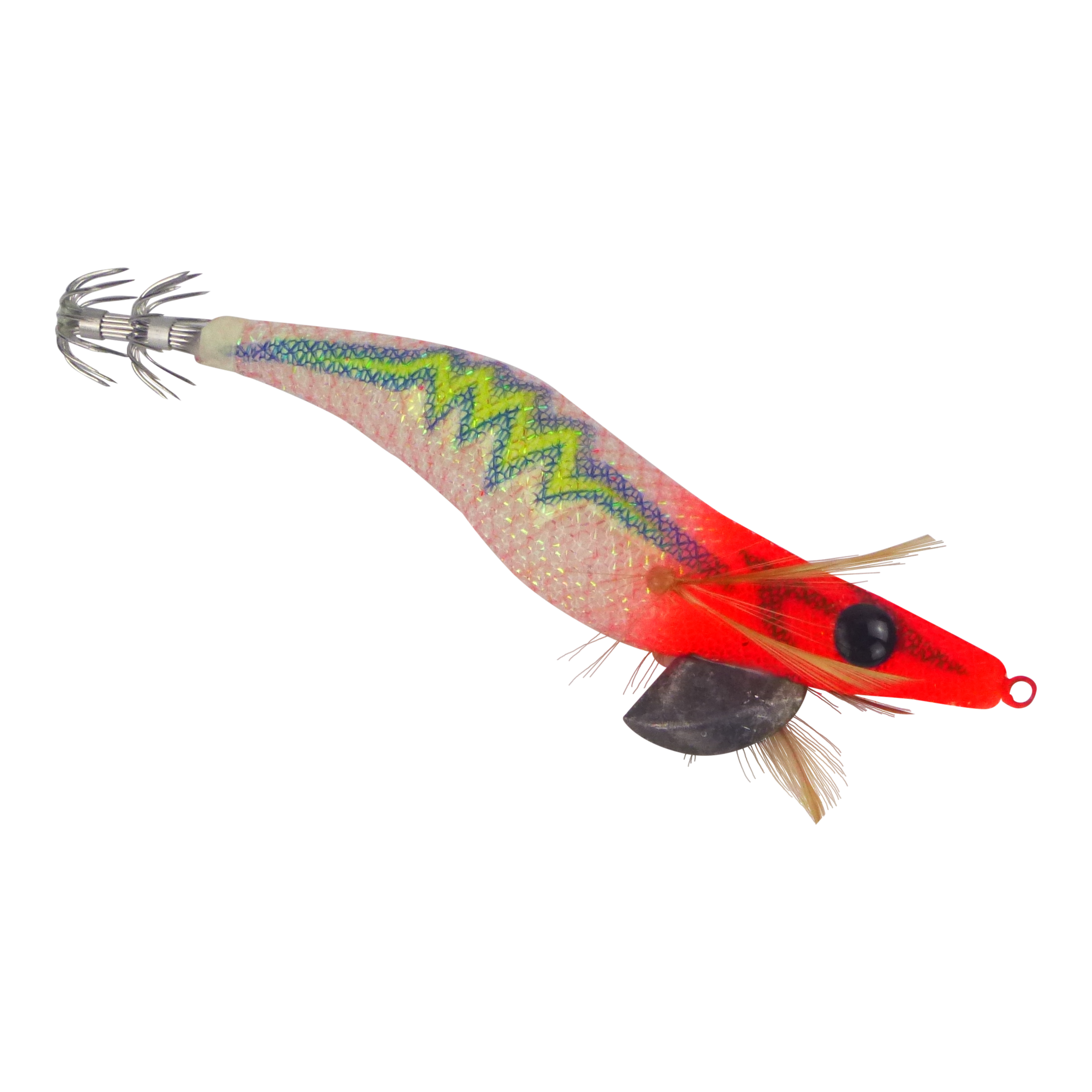 Fishing Tackle: Finesse Rumoika Squid Jig, Blush, size 3.5, 2 pack