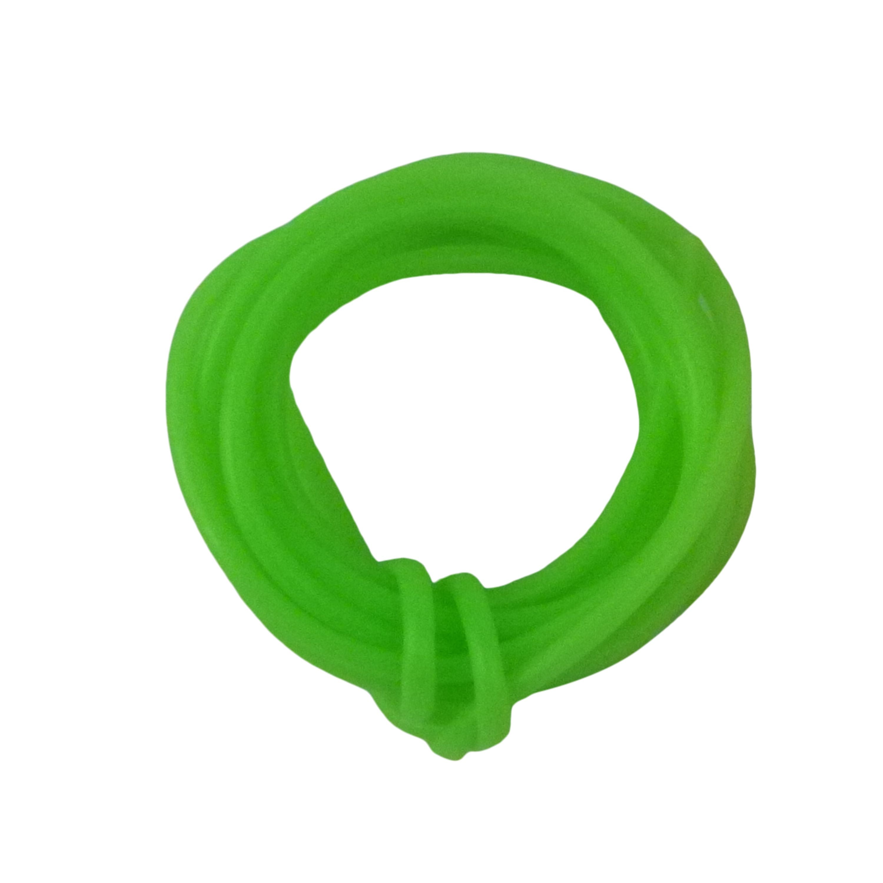 Fishing Tackle: Swimerz Tubes, Lumo Green, 2mmID 3mmOD, 400cm