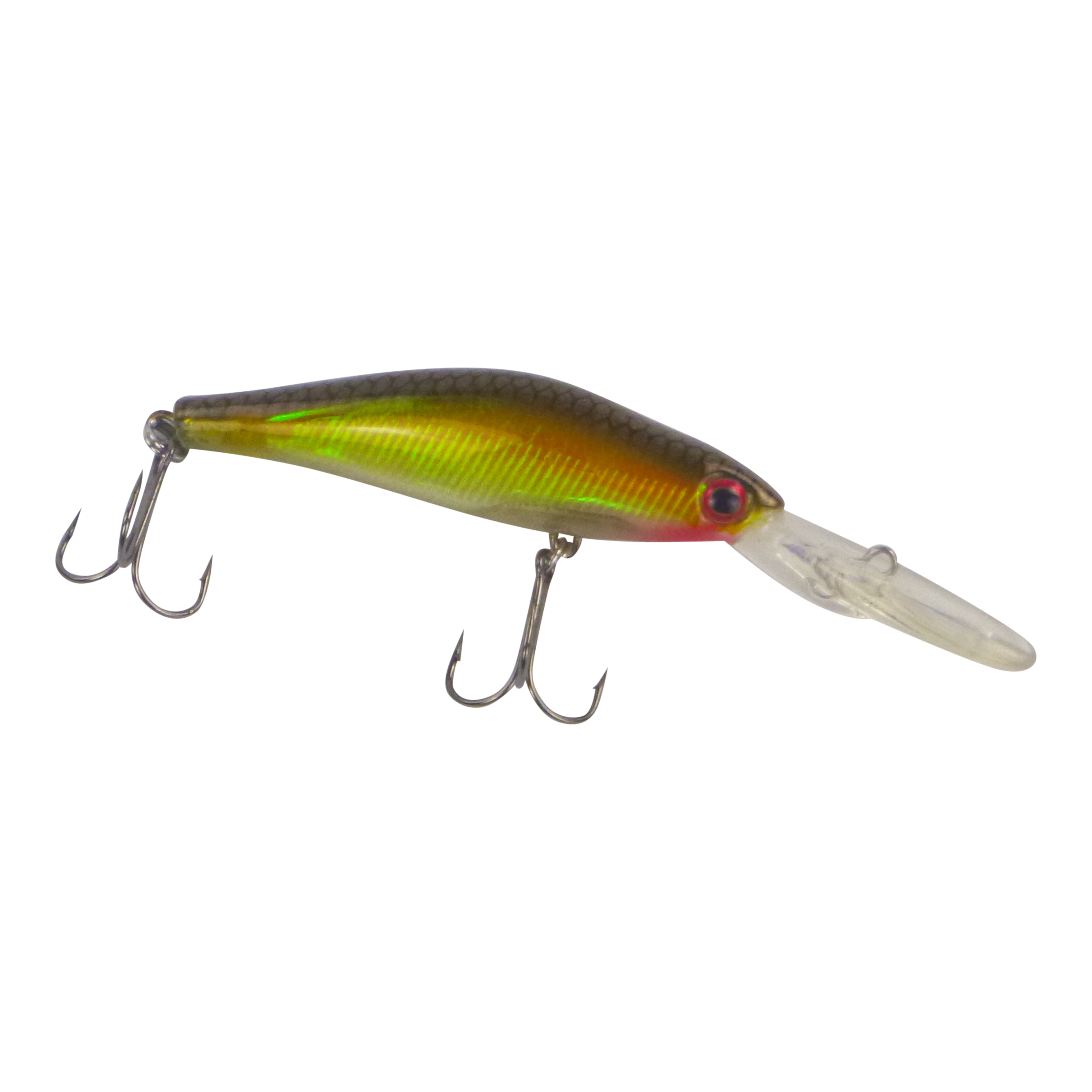 Fishing Tackle: Finesse Longlip Minnow, Tiger Gold, 90mm
