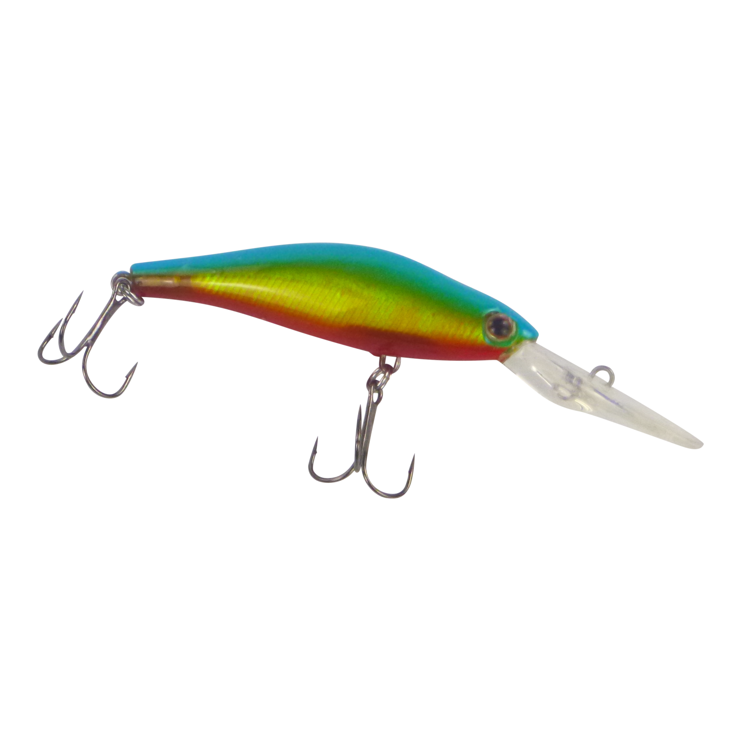 Fishing Tackle: Finesse Longlip Minnow, Neon, 90mm