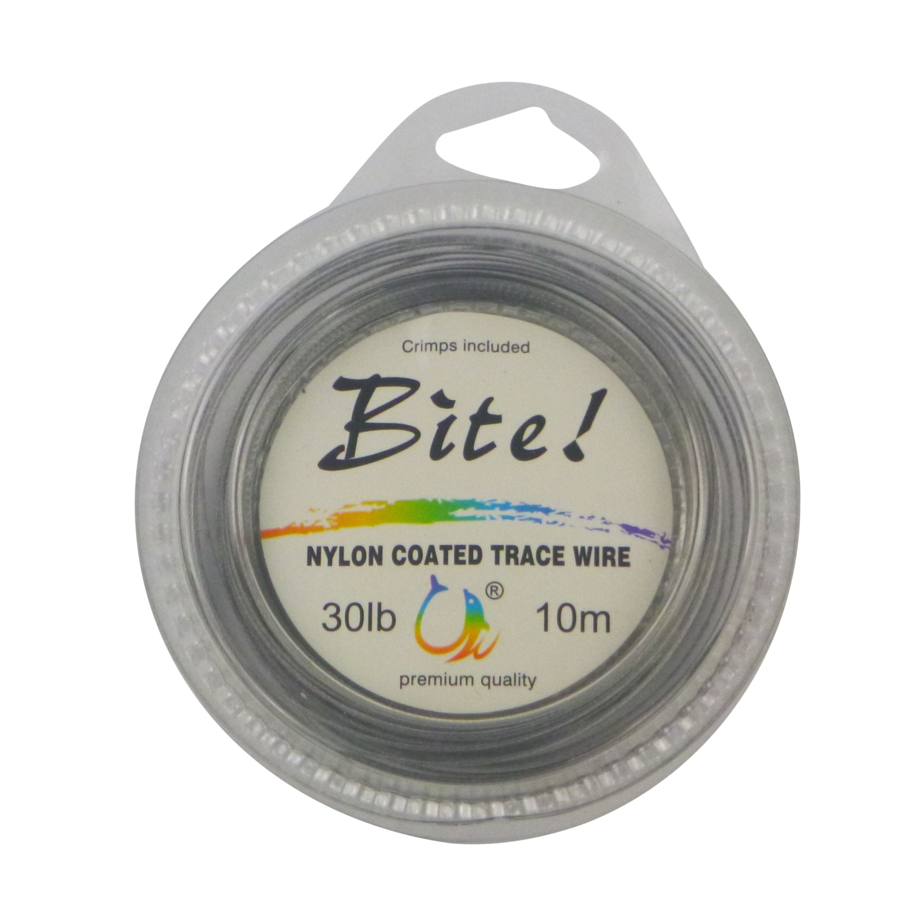 Fishing Tackle: Swimerz Bite 7 Strand Coated Leader Wire, 30lb breaking strain, 10 mtrs
