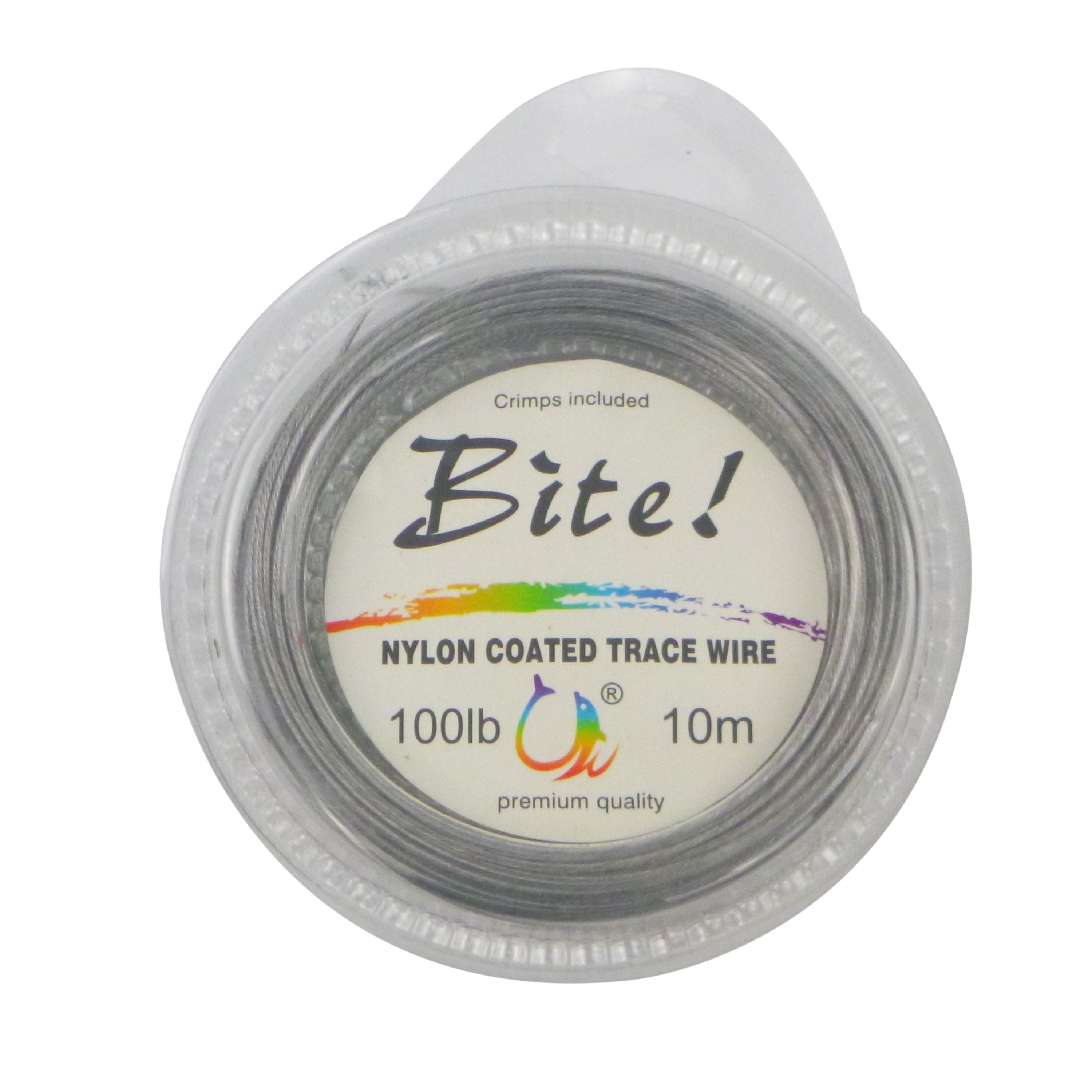 Fishing Tackle: Swimerz Bite 7 Strand Coated Leader Wire, 100lb breaking strain, 10 mtrs
