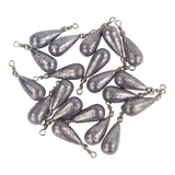 Fishing Tackle: Swimerz 5gm Teardrop Sinker, Lead, 20 pack