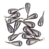 Fishing Tackle: Swimerz 7gm Teardrop Sinker, Lead, 15 pack