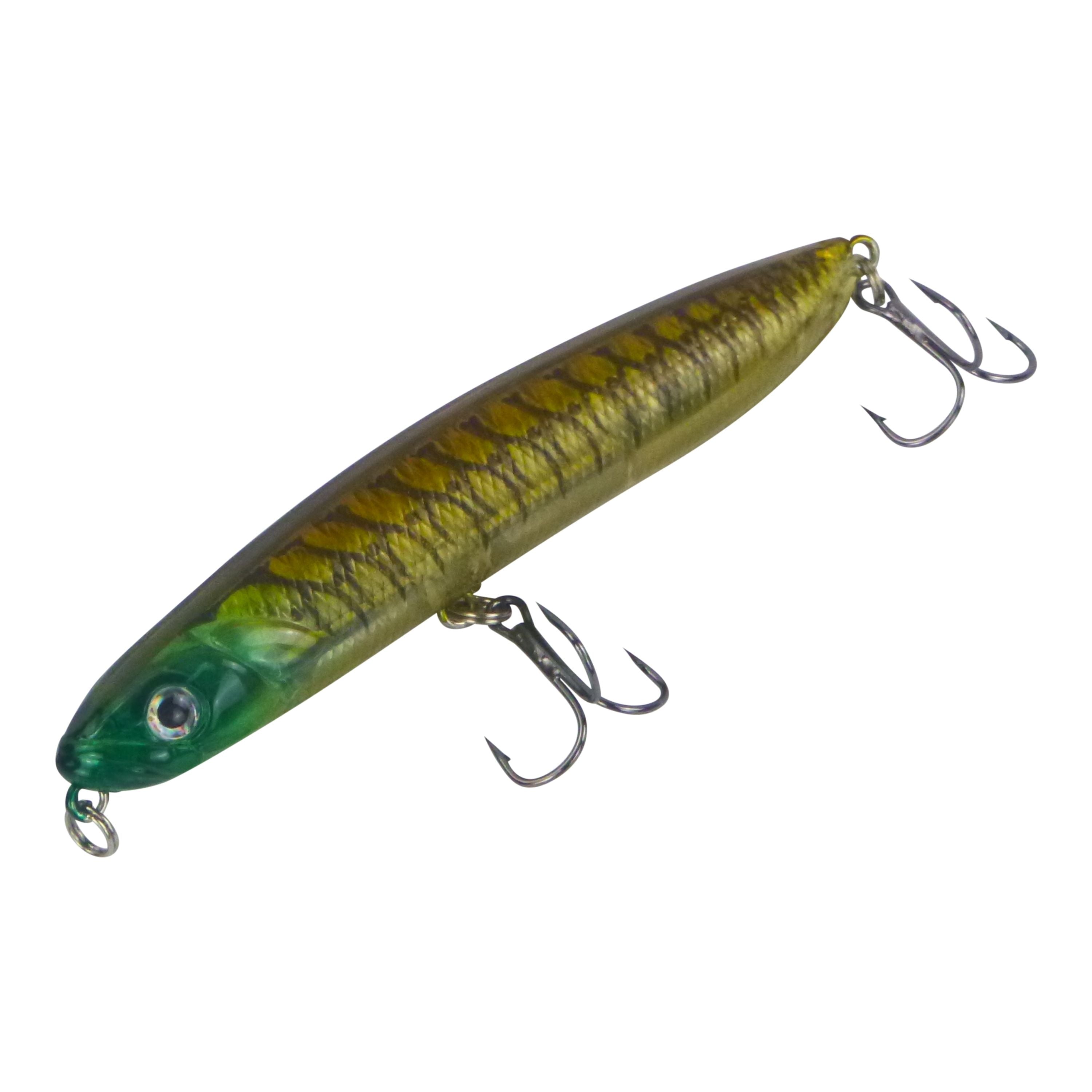 Fishing Tackle: Toppu Mizzu Stickbait, 95mm, Camo Blue