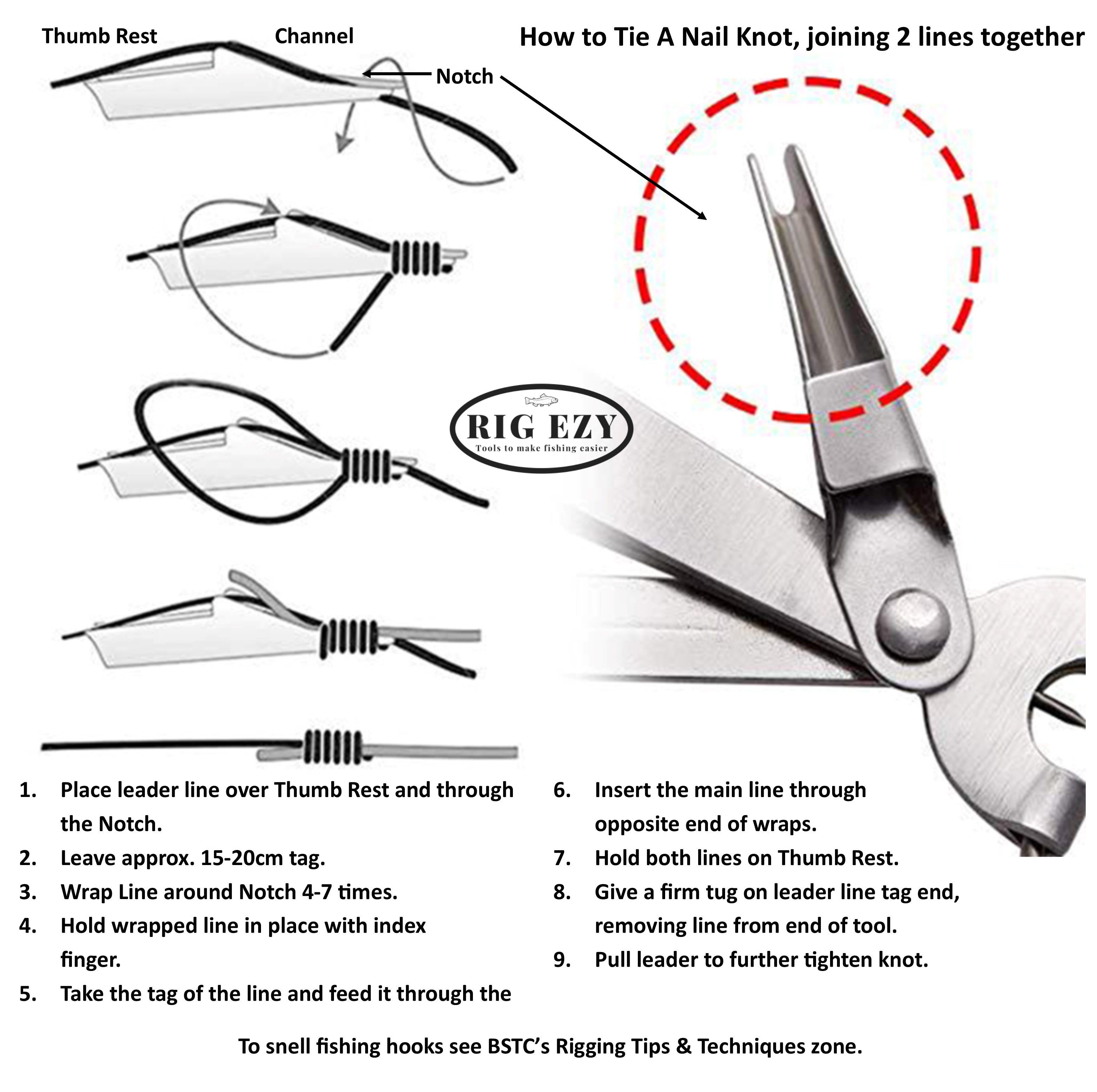 Fishing Tackle: Rig Ezy Line Rigging Tool