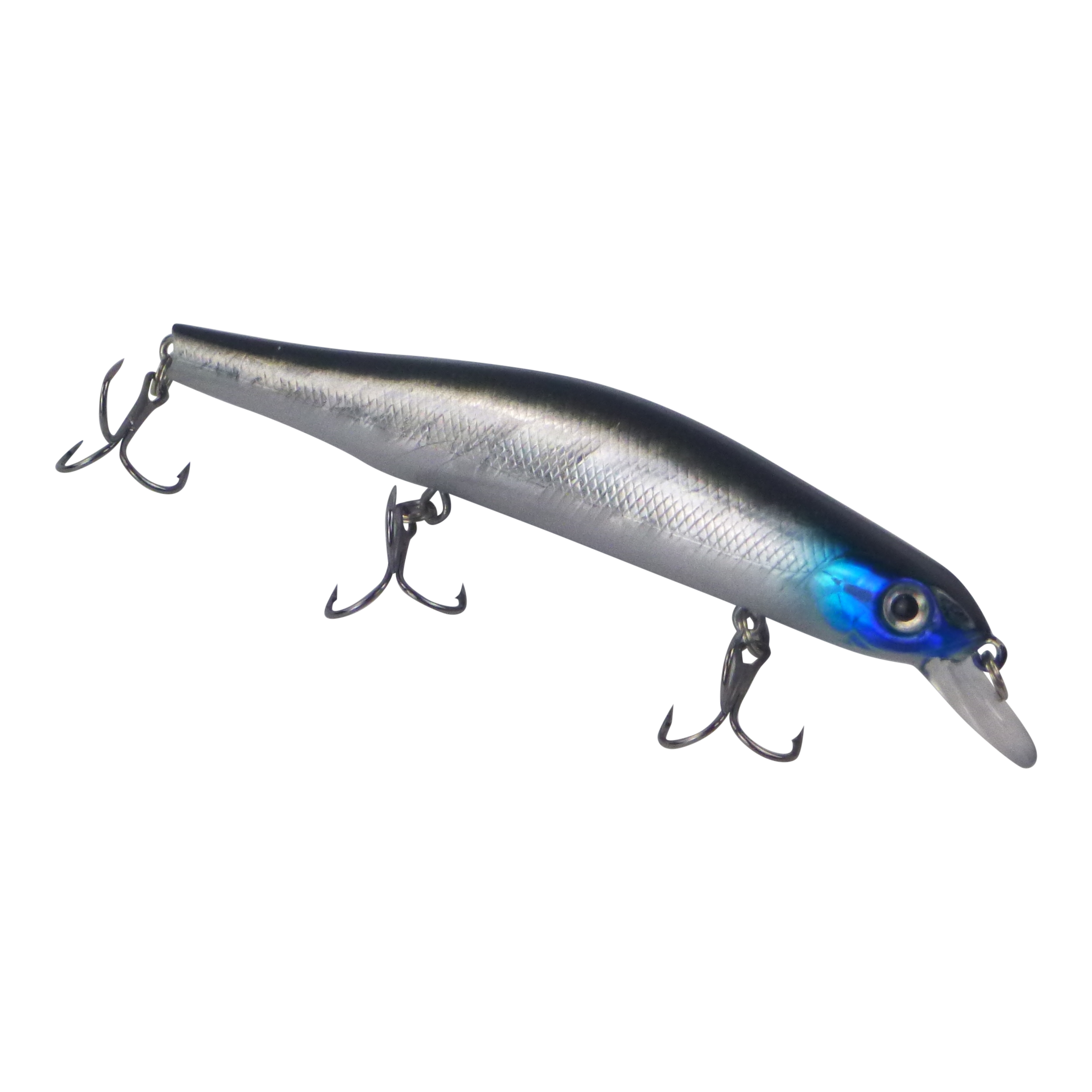 Fishing Tackle: Finesse MK10 Diving Lure, 125mm, Silver Blue
