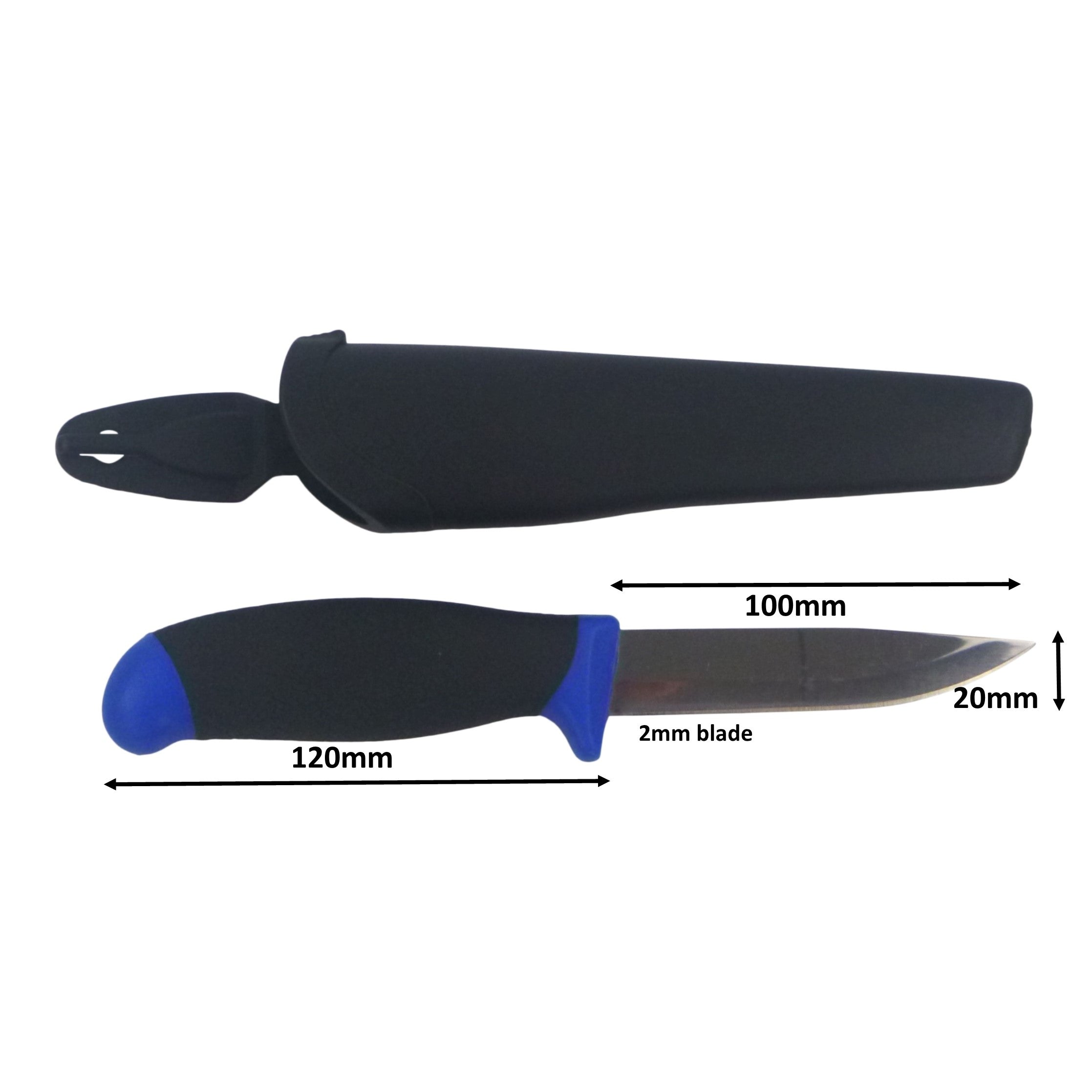 Fishing Tackle: Rig Ezy Bait Knife with Sheath