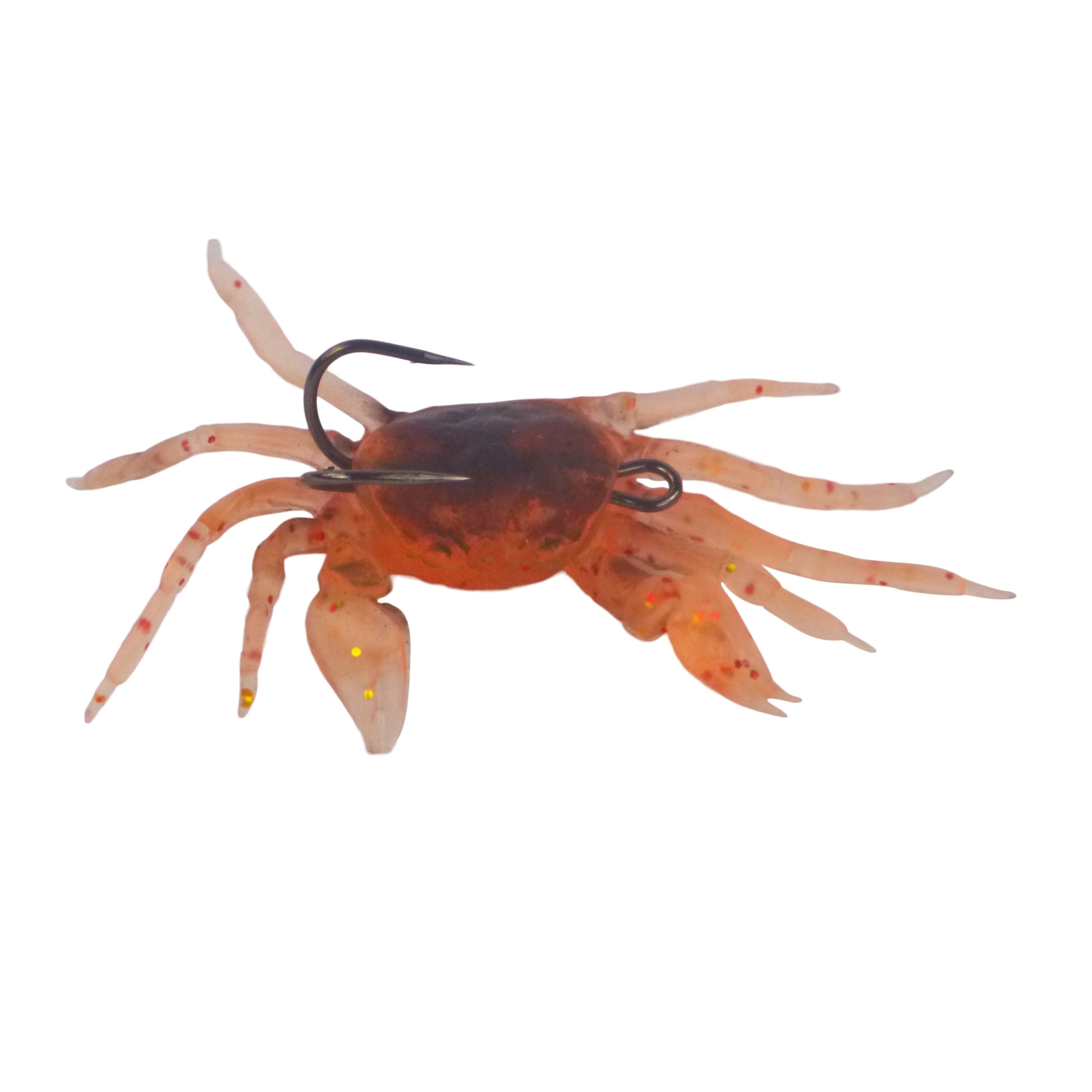 Fishing Tackle: Swimerz Soft Crabs, Pink Nipper, 3 pack