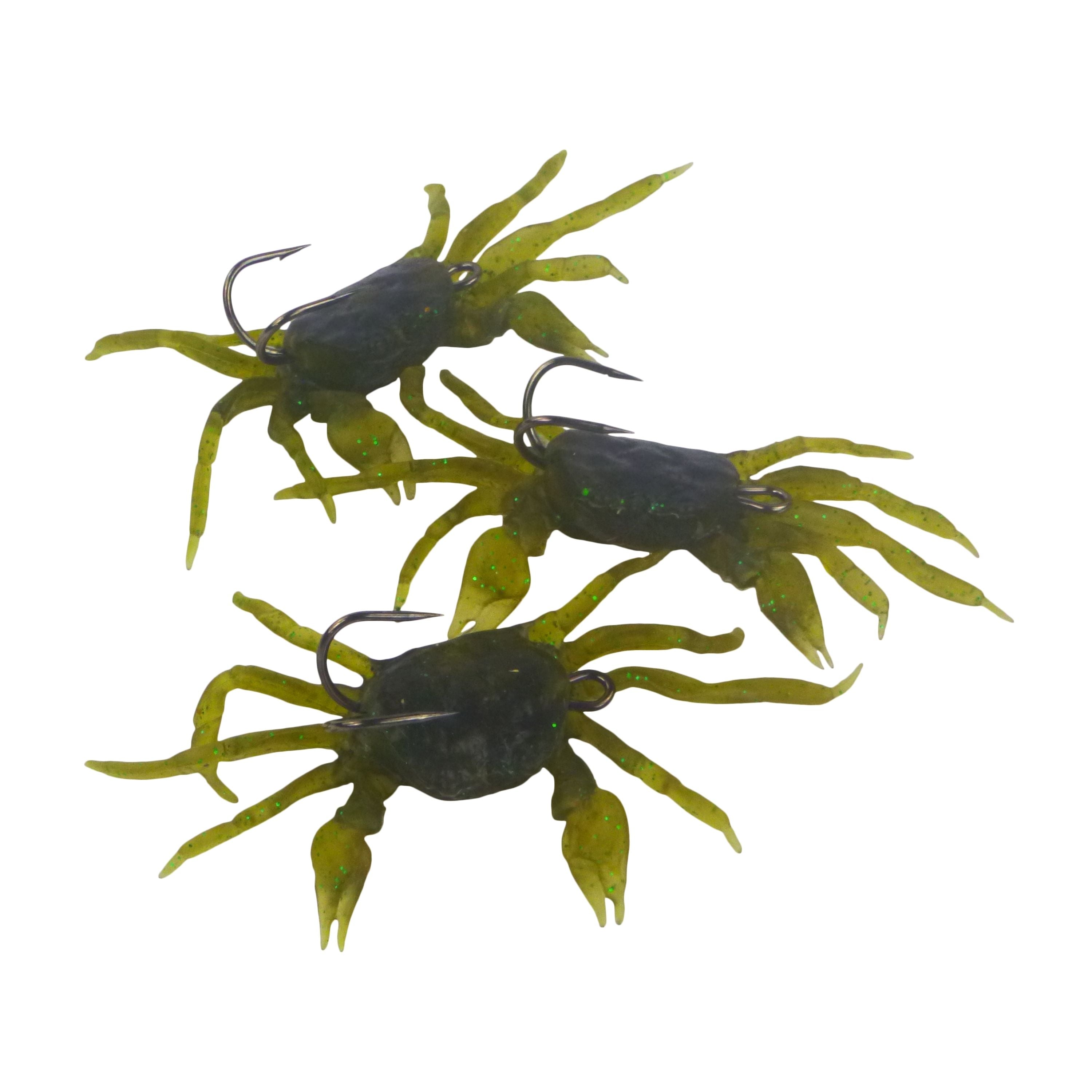 Fishing Tackle: Swimerz Soft Crabs, Mud Crab, 3 pack