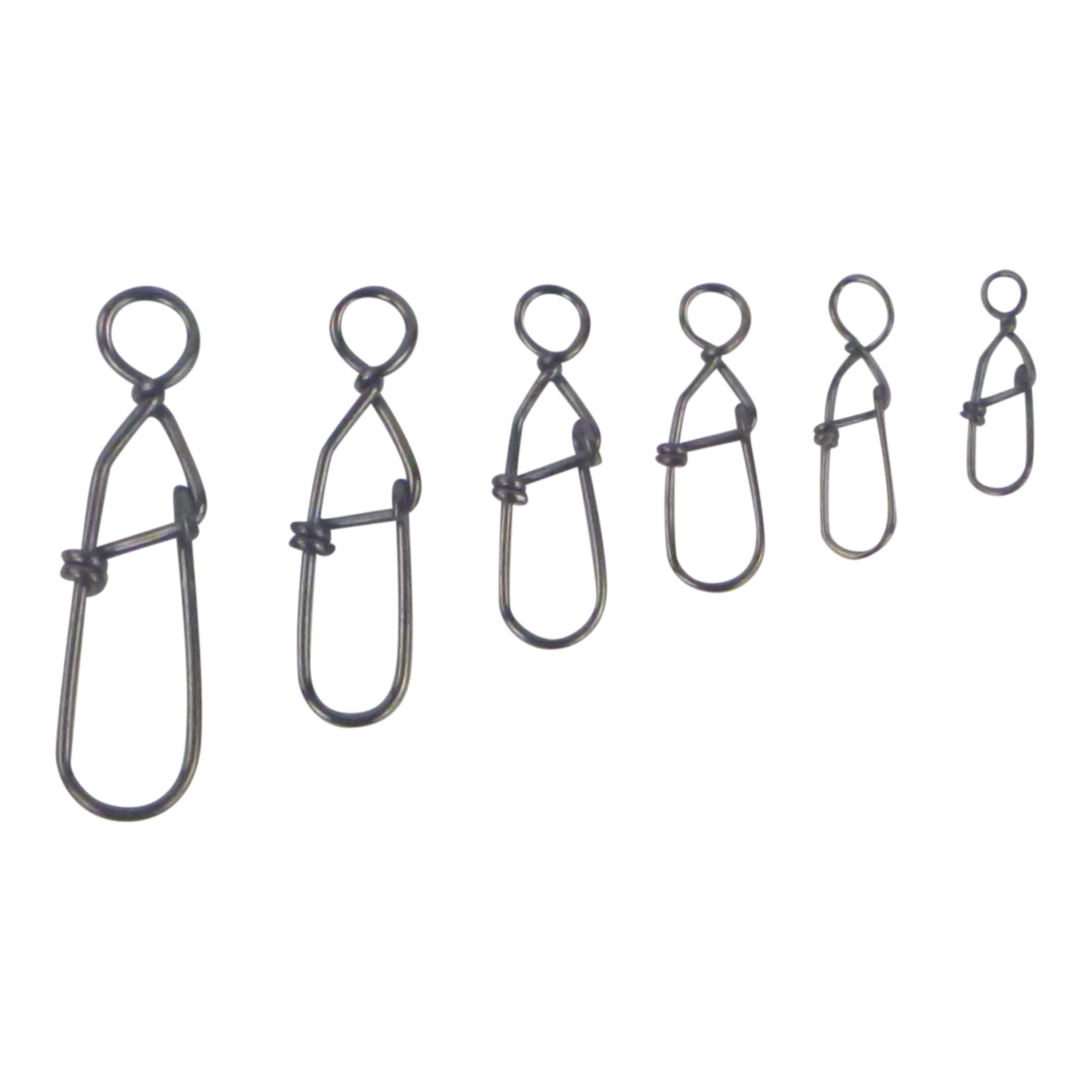 Fishing Tackle: Swimerz German Power Snap, Closed Eye, size 4, 40 pack