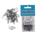 Fishing Tackle: Swimerz German Power Snap, Closed Eye, size 4, 40 pack